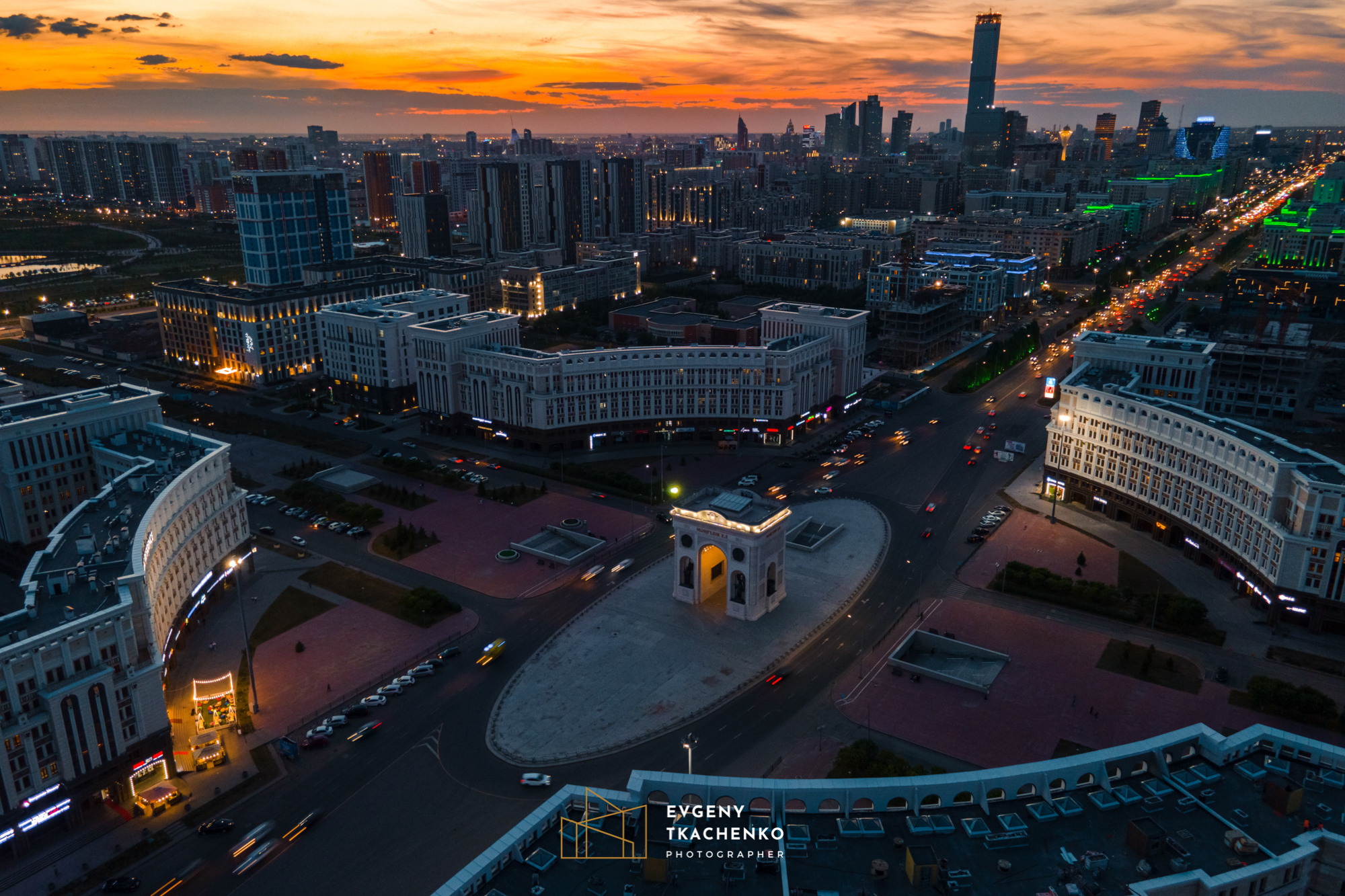 Арка «Мәңгілік Ел». Архитектурный и интерьерный фотограф в Казахстане