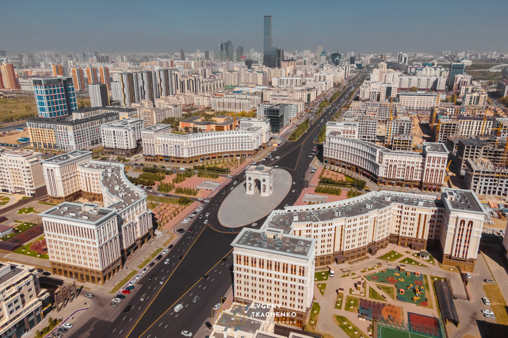 Арка «Мәңгілік Ел». Архитектурный и интерьерный фотограф в Казахстане