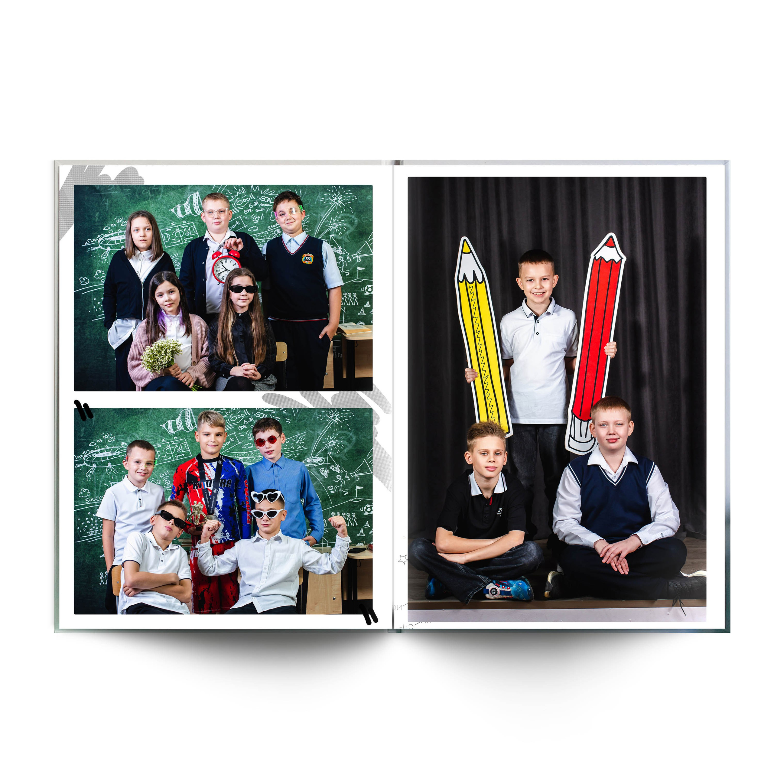 4 класс Альбом ПРЕМИУМ. Школьные фотографы Сергей и Олеся Мельниковы