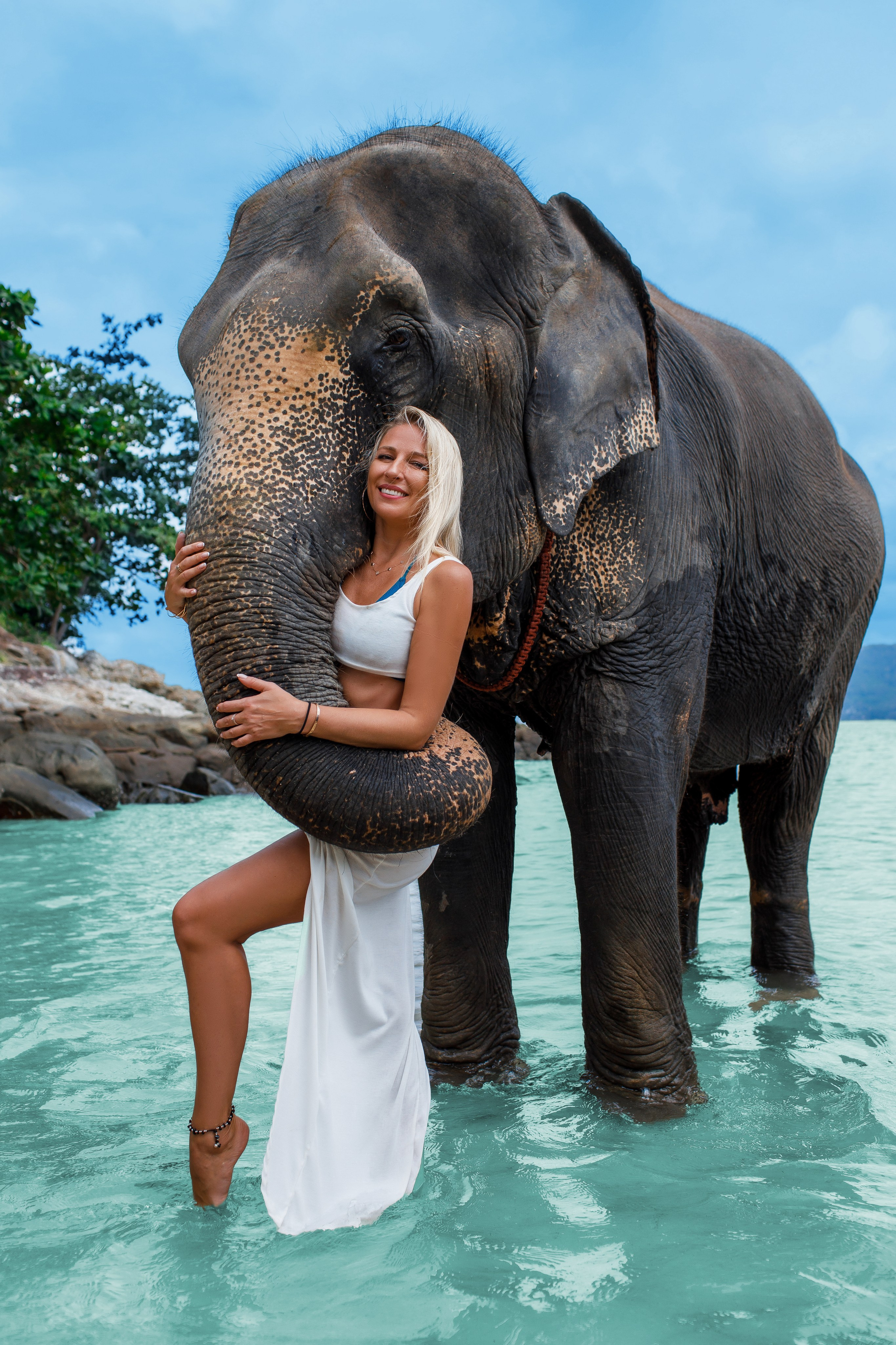 Фотосессия со слонами на Пхукете. Фотограф на Пхукете в Таиланде