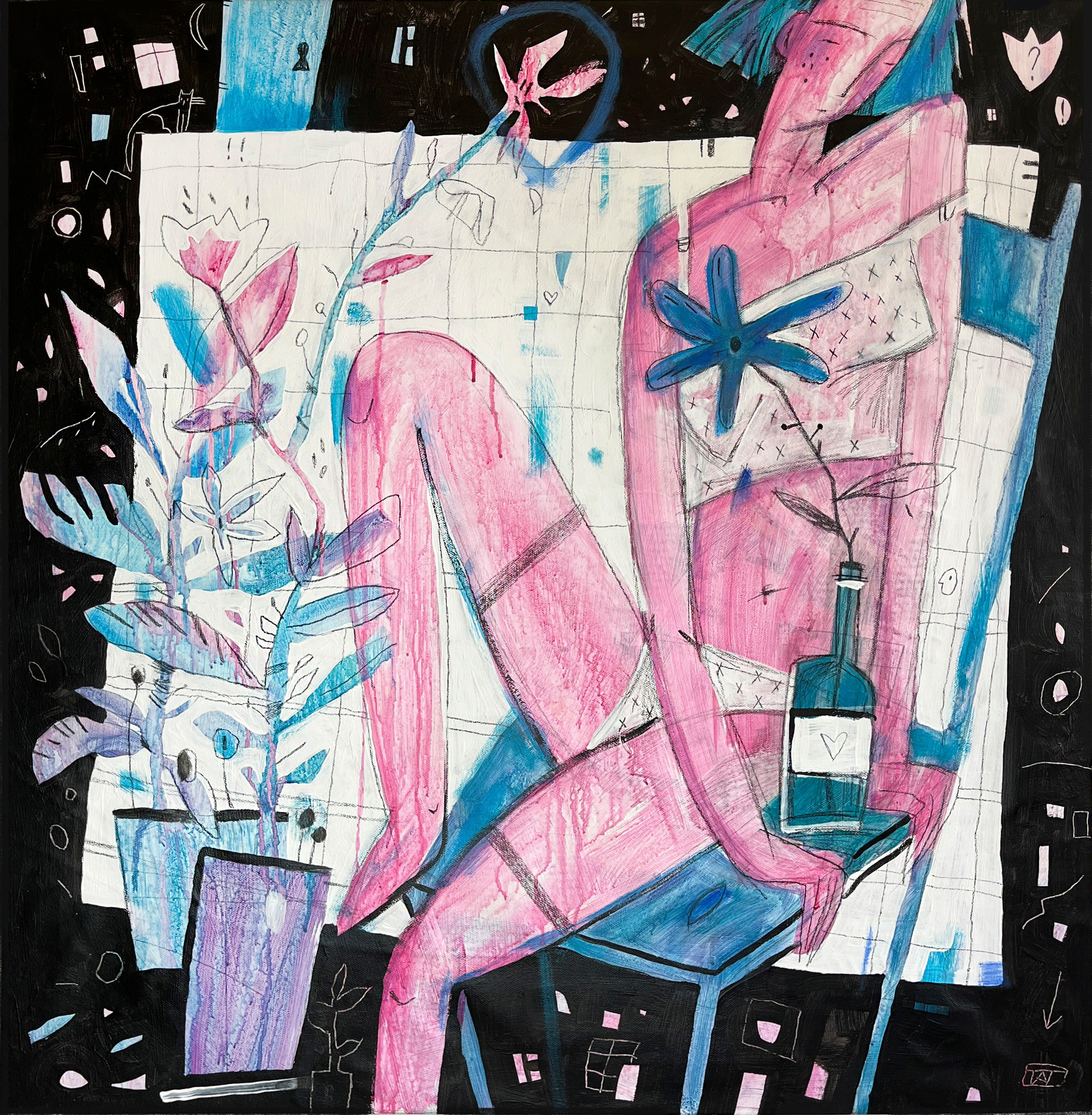 Одна дома. Художник, иллюстратор Таня Боброва