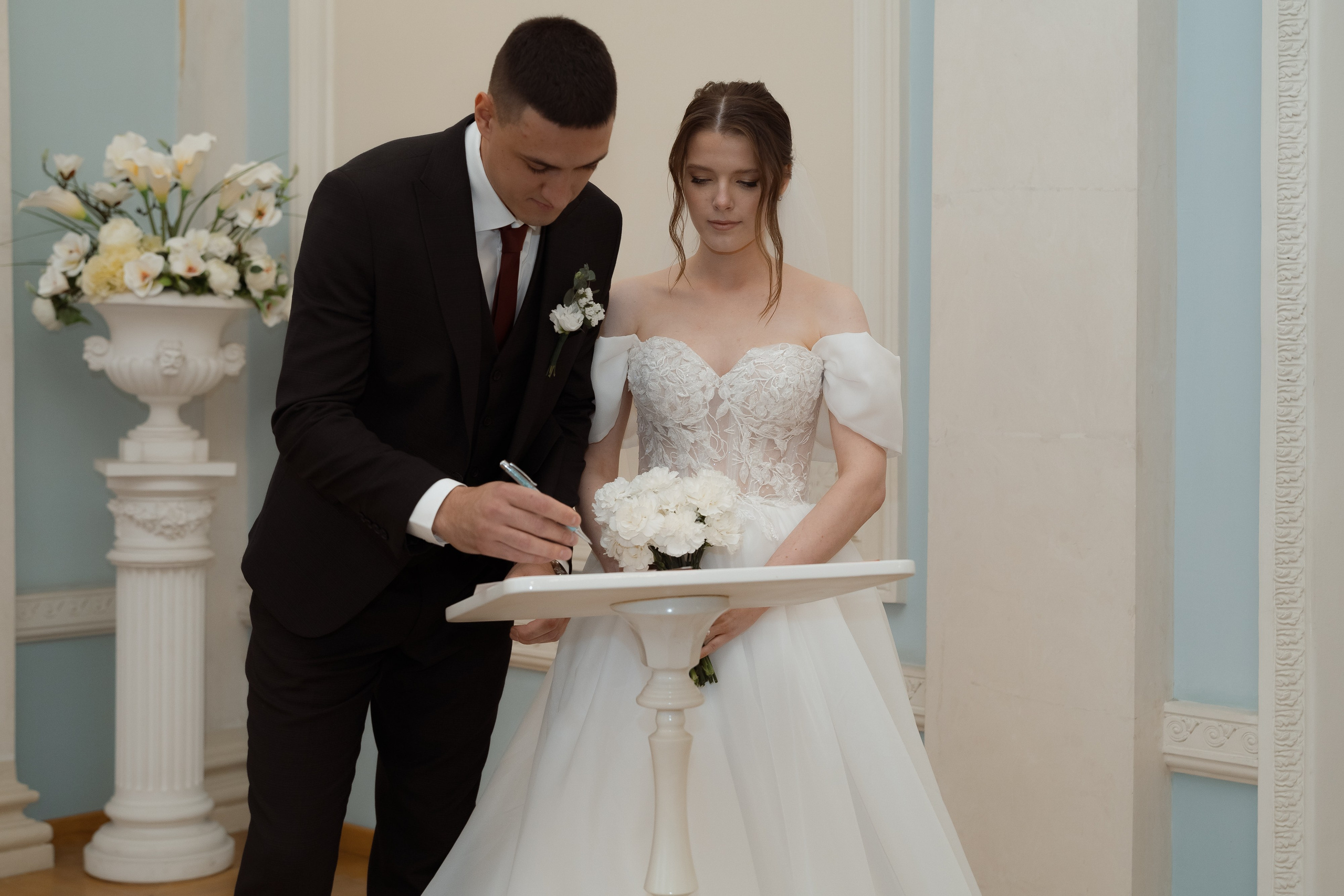 Свадьба Ирины и Дениса — Дом архитектора, Исаакий, Инженерный замок и банкет. Свадебный фотограф Дмитрий Родионов — Санкт-Петербург и Ленинградская область