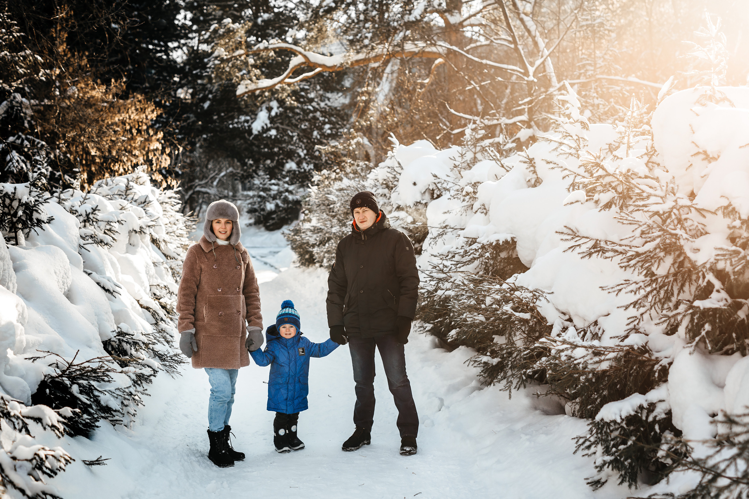 Зимняя прогулка. Свадебный фотограф в Томске Екатерина Дмитриева