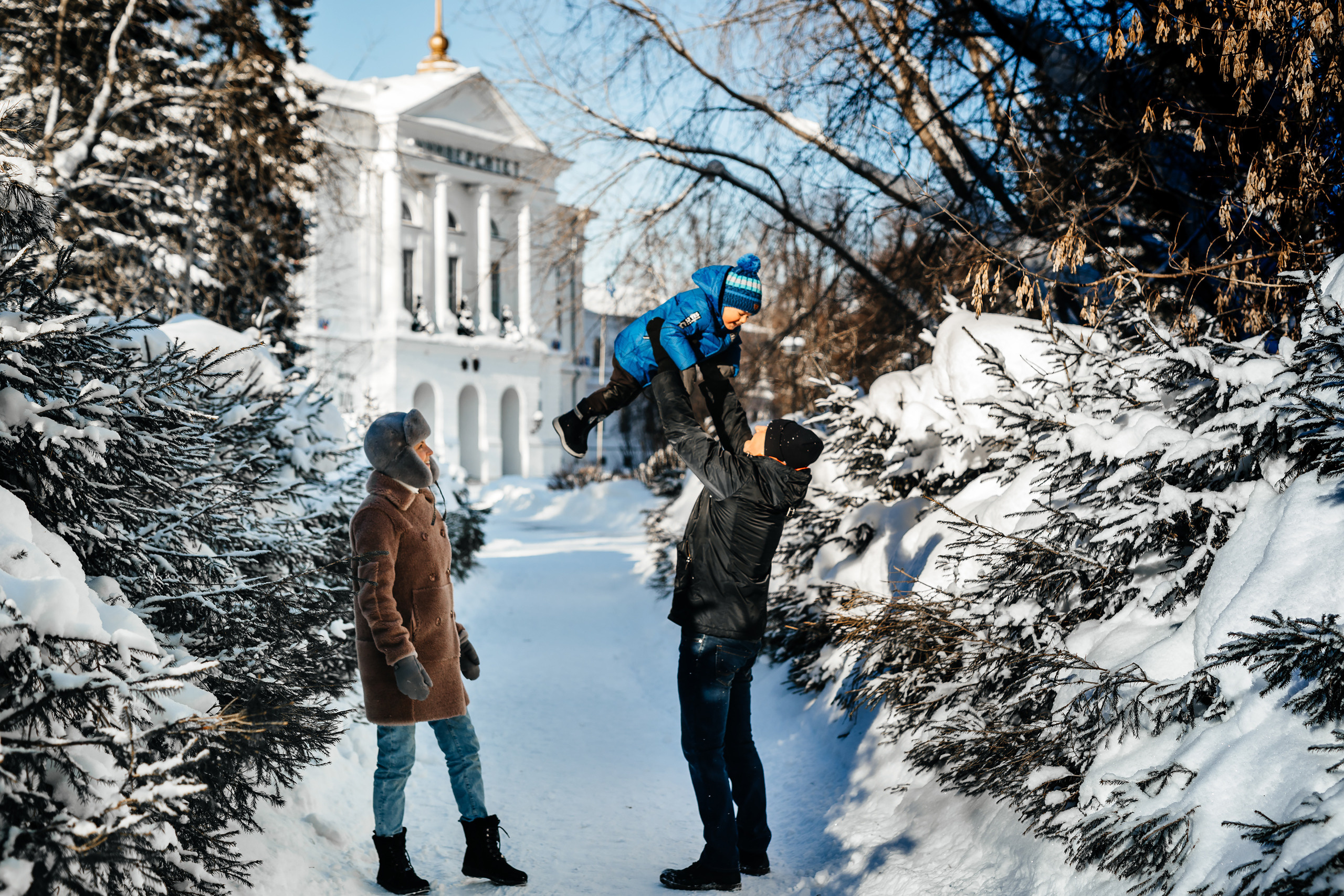 Зимняя прогулка. Свадебный фотограф в Томске Екатерина Дмитриева