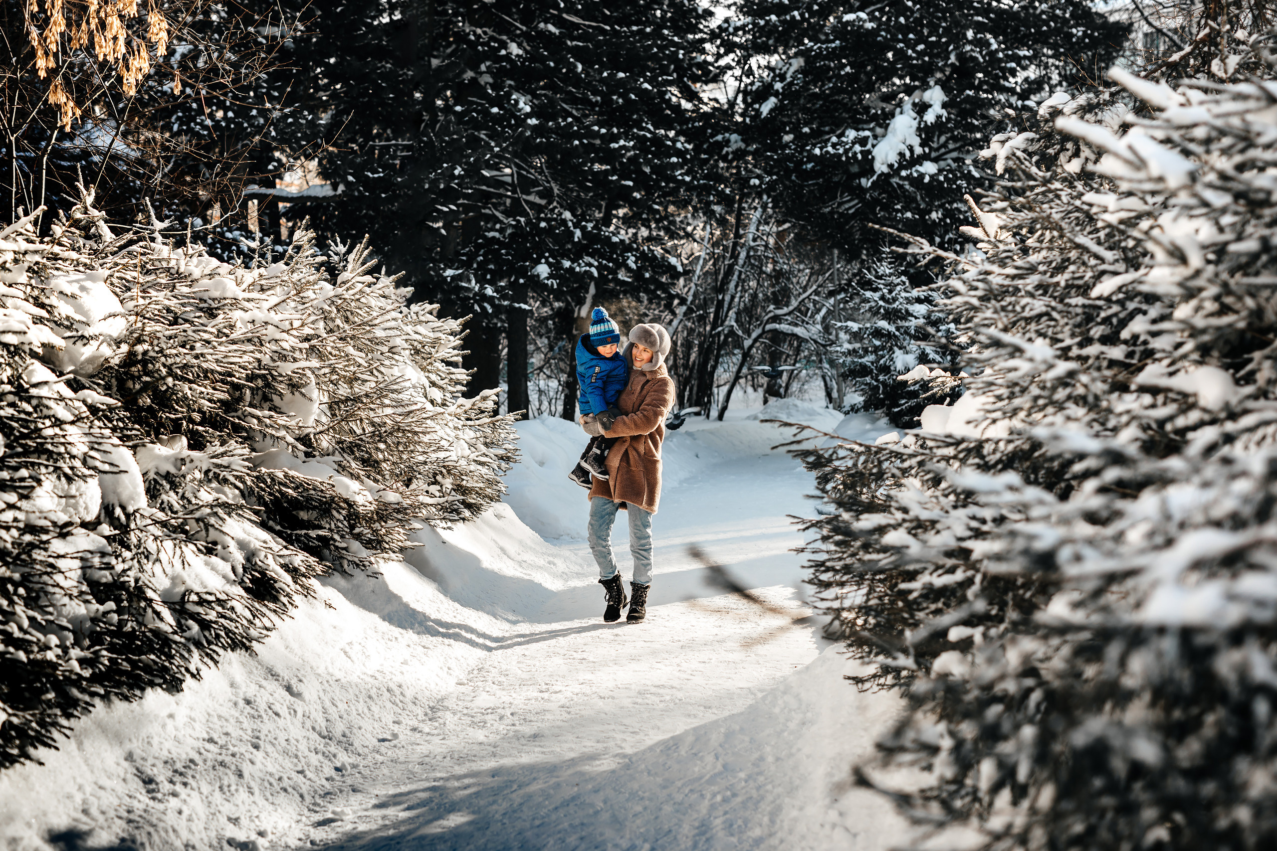 Зимняя прогулка. Свадебный фотограф в Томске Екатерина Дмитриева