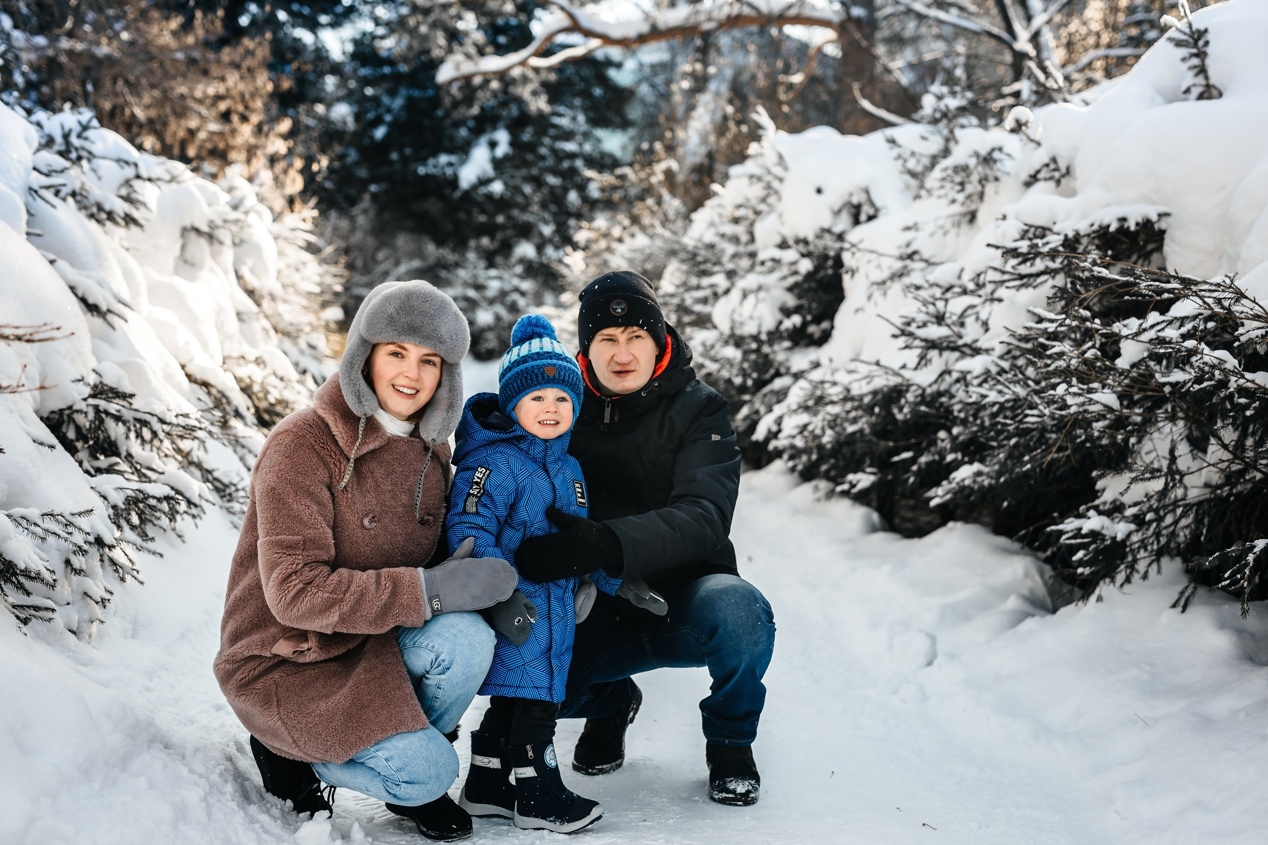 Зимняя прогулка. Свадебный фотограф в Томске Екатерина Дмитриева