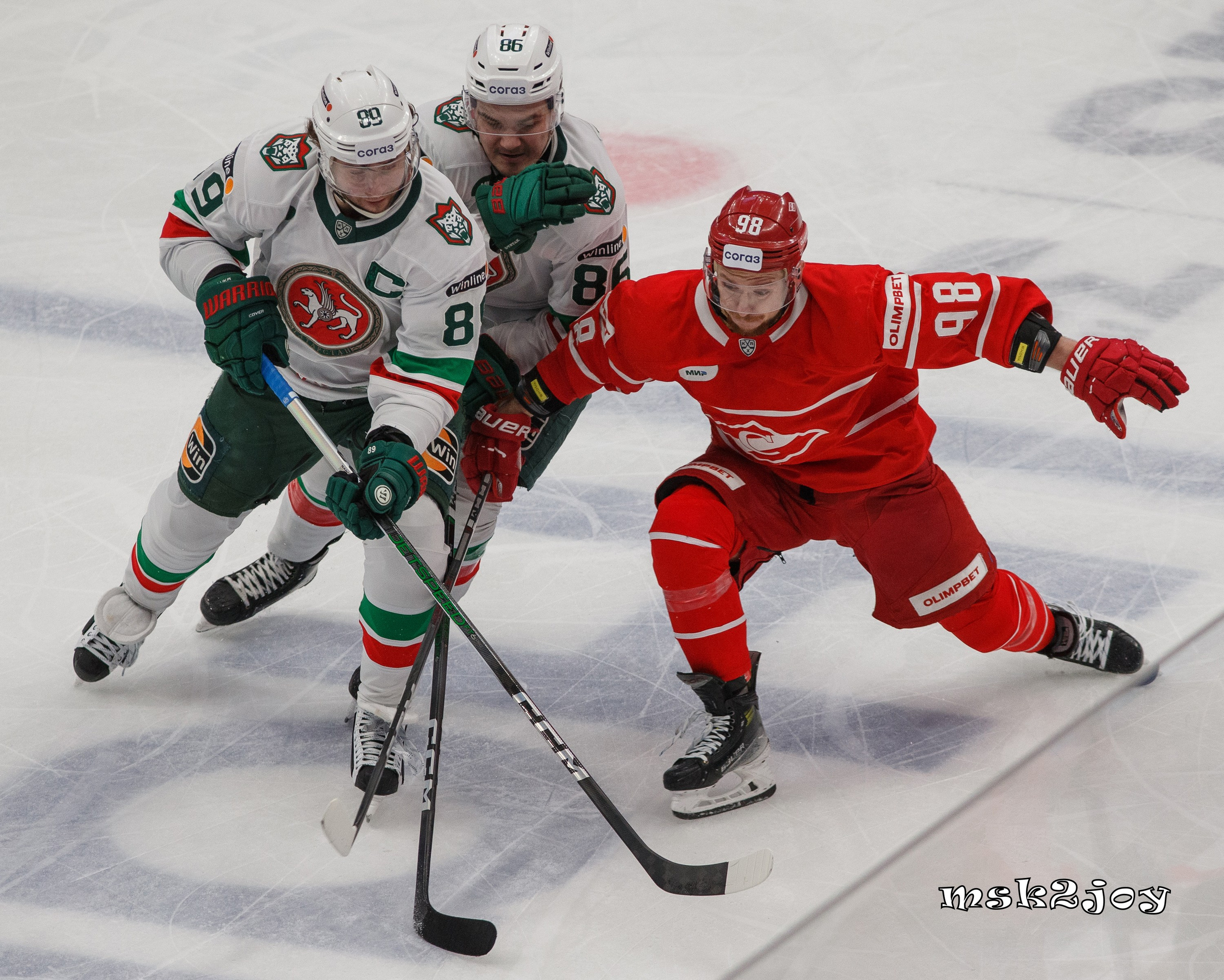 Фоторепортаж. КХЛ. Спартак (Москва) — Ак Барс Казань. Михаил Тоцкий портретный и репортажный фотограф в Москве