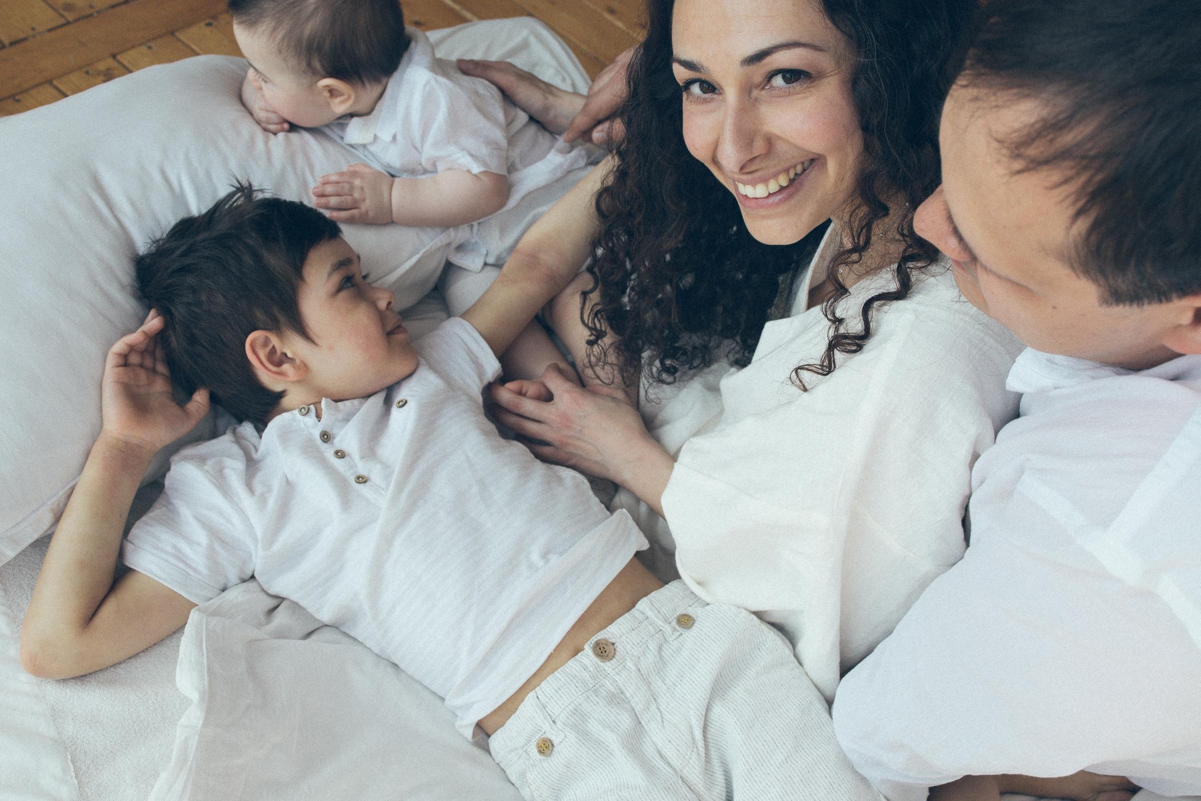 Студийная съёмка для Ники и ее семьи. Детский семейный фотограф в Москве Светлана Микадзе