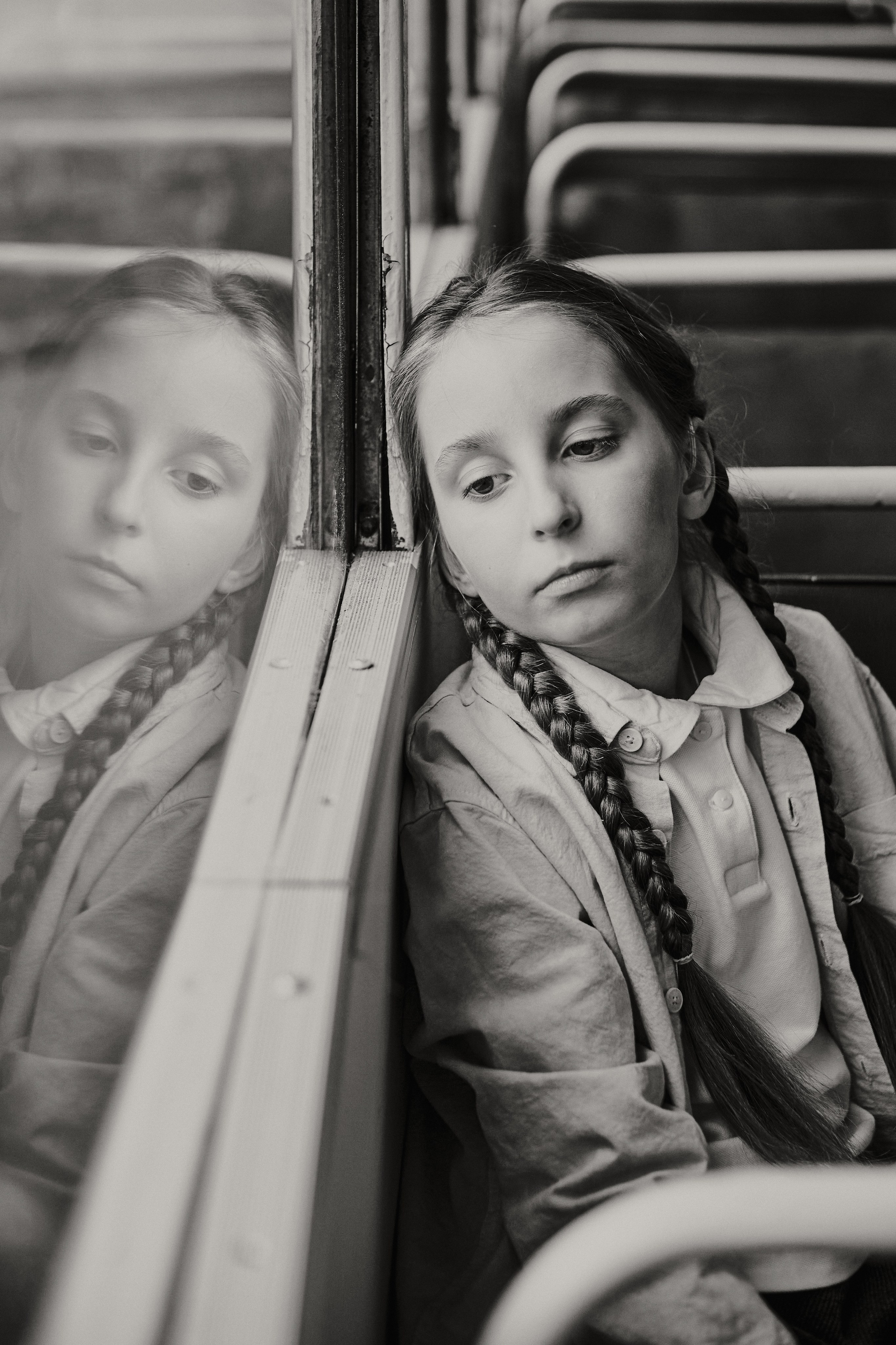 Творческая фотосессия в трамвае. Фотограф в Минске Алёна Дианина