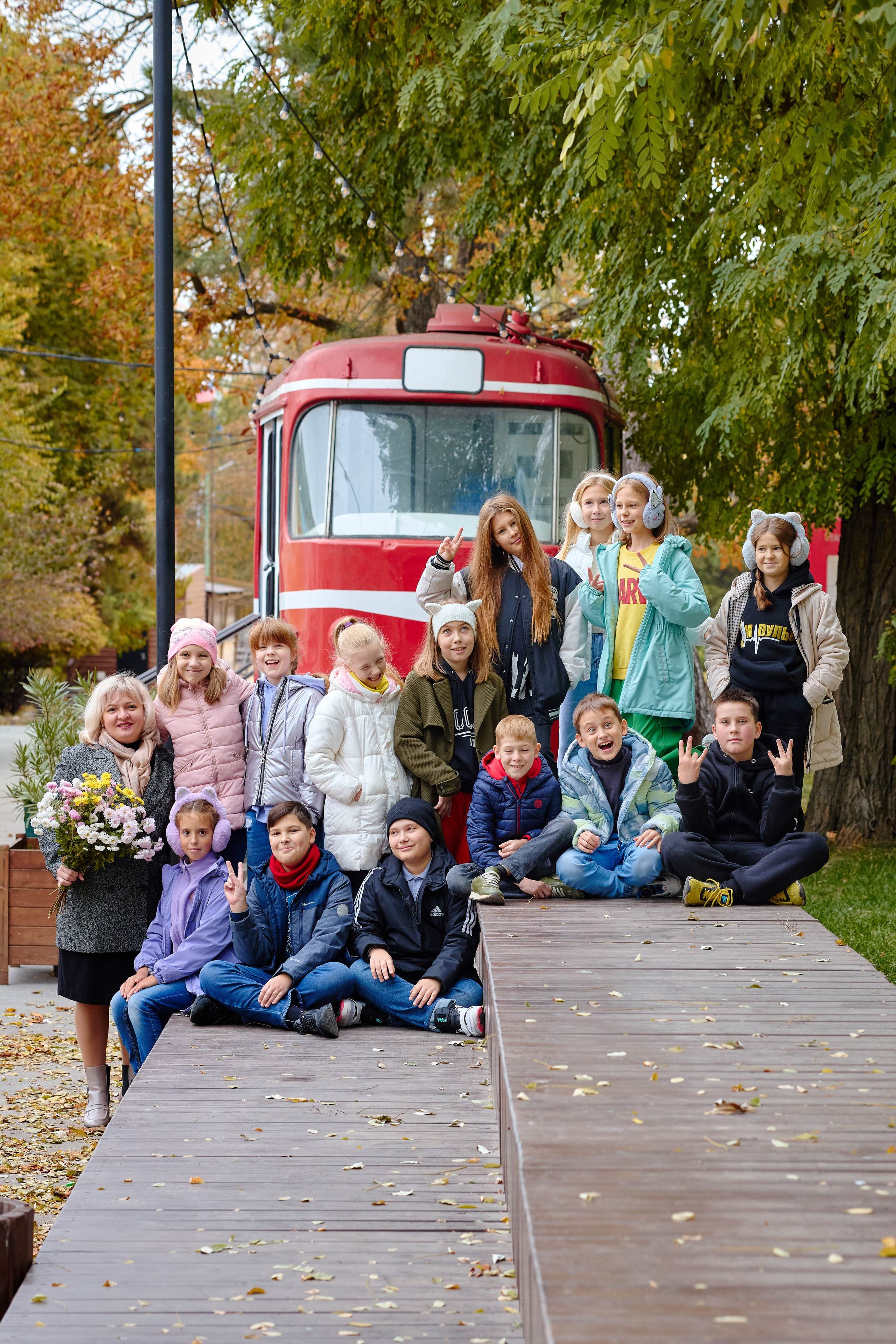 Сьемка для Выпускного Альбома В Парке. Фотограф Выпускные альбомы Таганрог Сергей Коробченко