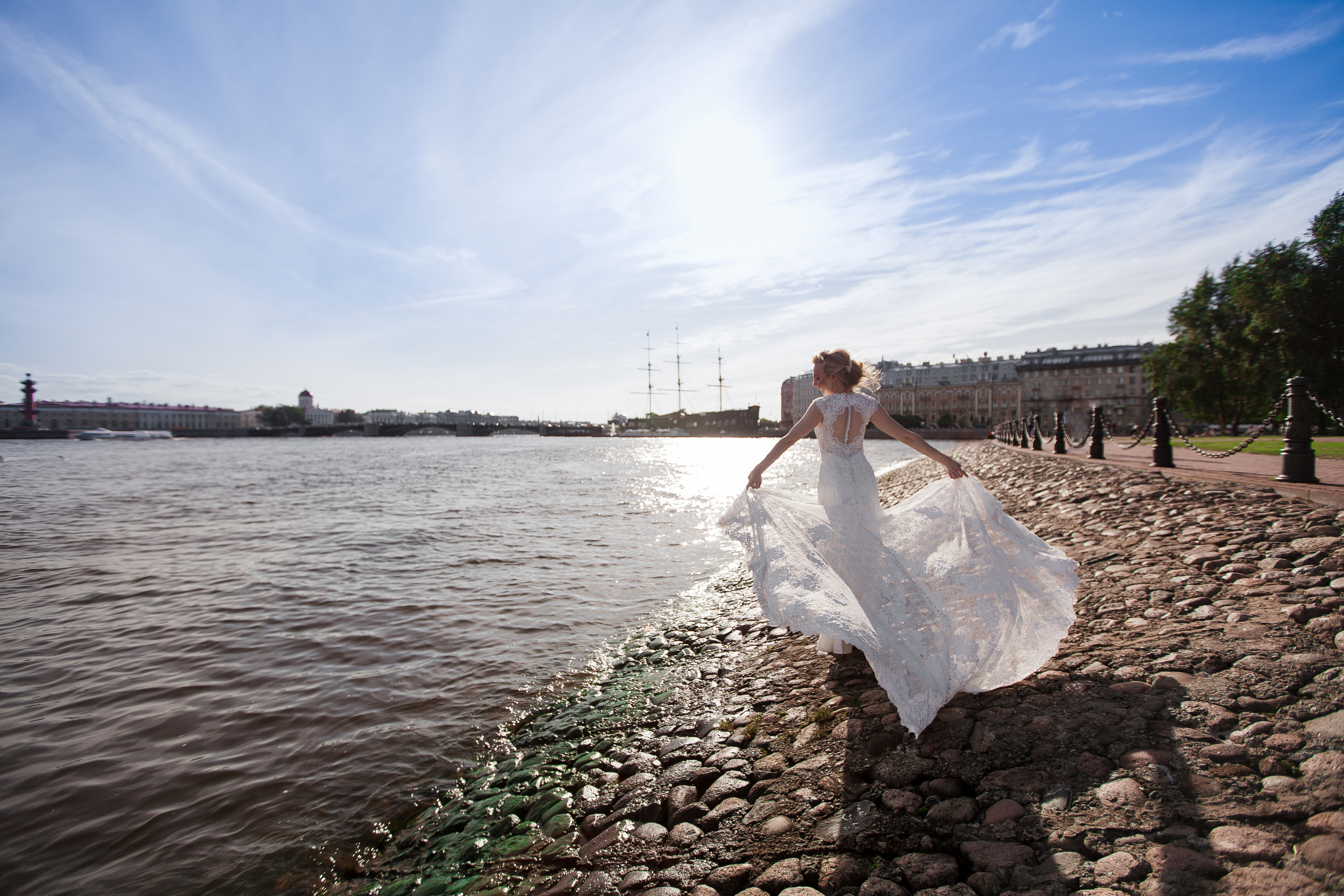 Ольга Владимир и прекрасная наша река Нева. Фотограф в Санкт-Петербурге Елизавета Сорокина