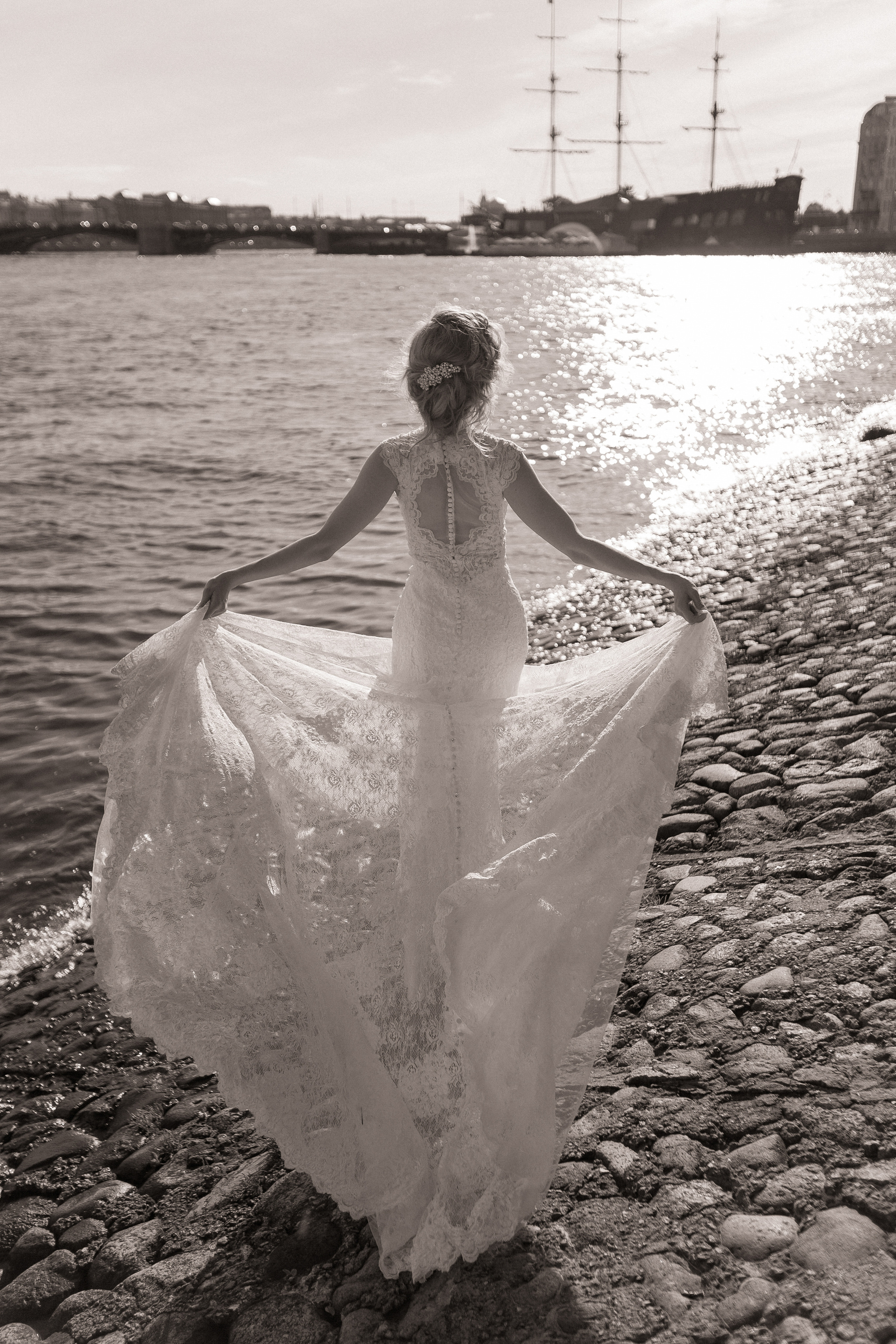 Ольга Владимир и прекрасная наша река Нева. Фотограф в Санкт-Петербурге Елизавета Сорокина