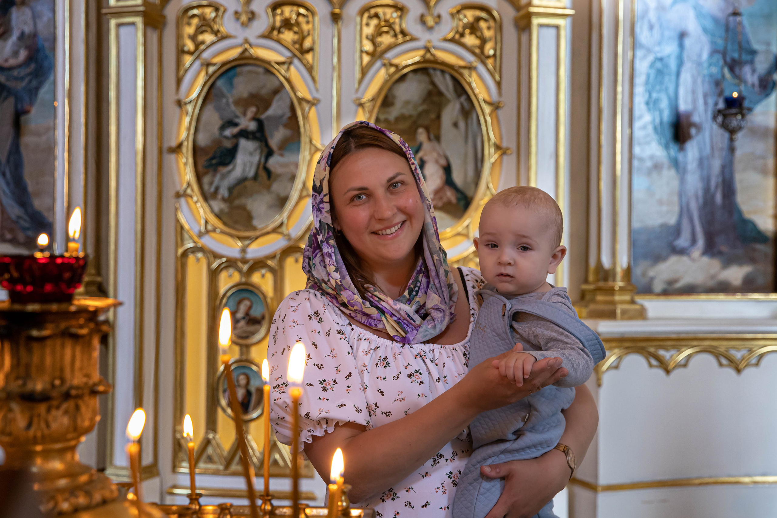 Мл. Кирилл. Крещение в Чесменской церкви. ФОТОГРАФ РАДОСТИ Фотосессия в студии СПб. Портретный фотограф — Юрий Торлопов