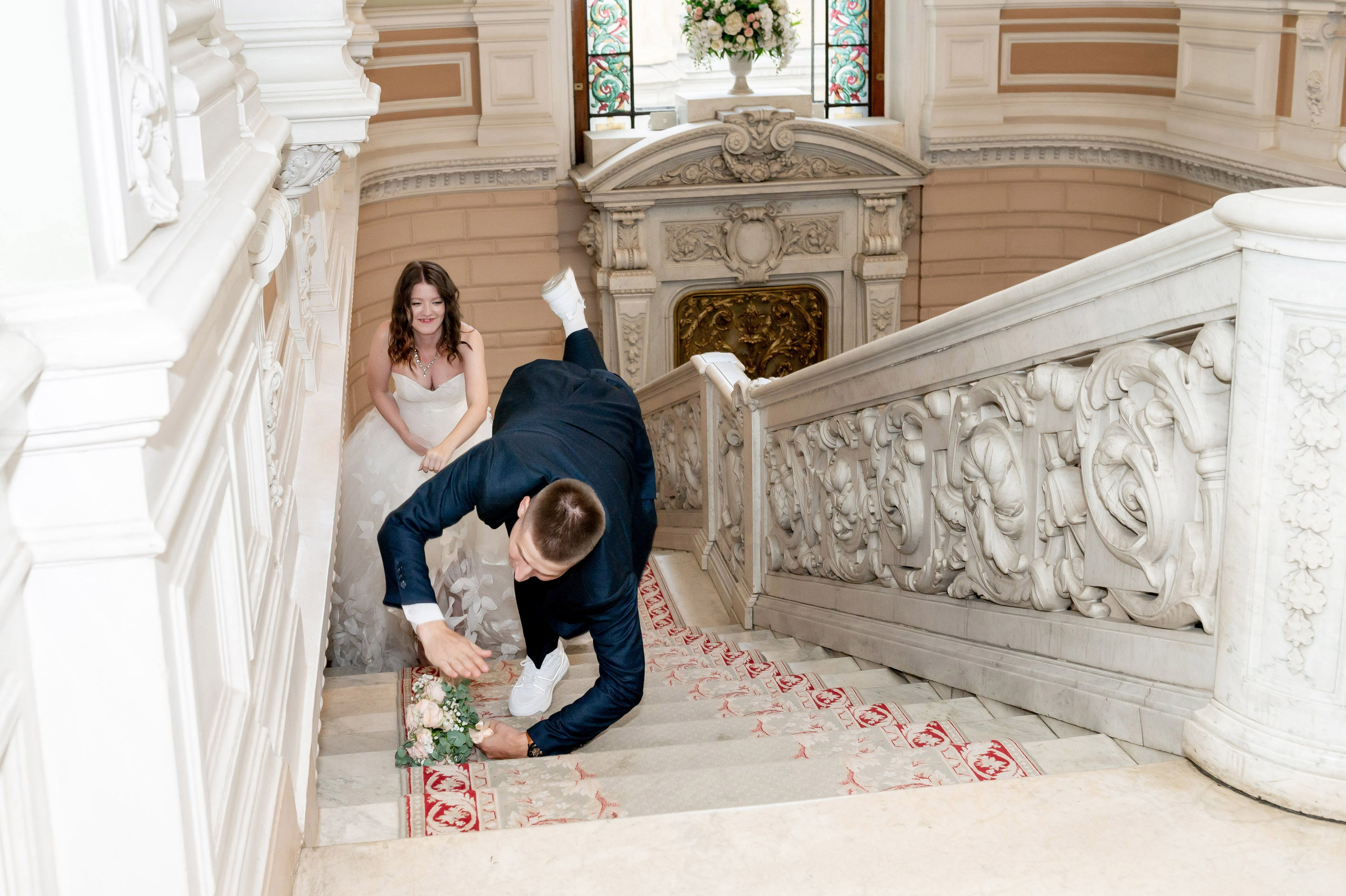 Зажигательная и динамичная свадебная фотосессия Анастасии и Максима. Портретный, семейный и свадебный фотограф в Санкт-Петербурге и в Пушкине Ширяев Денис