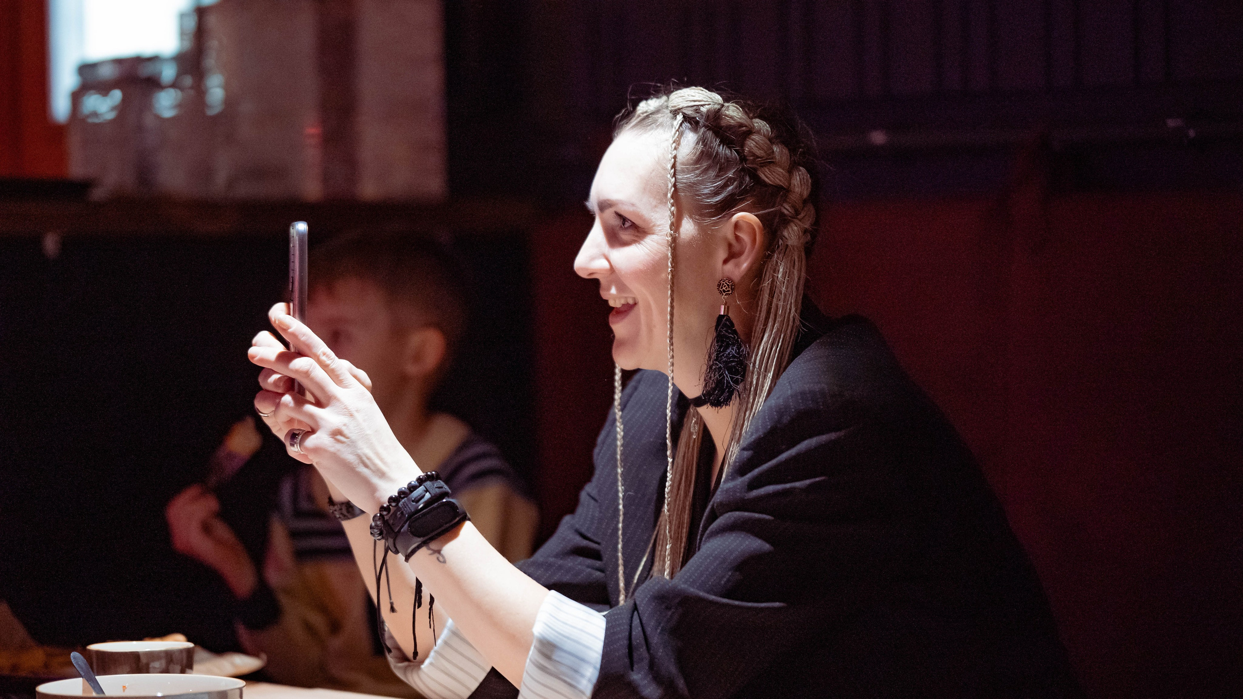 Репортажные фотографии творческого вечера Такие дела, Панда