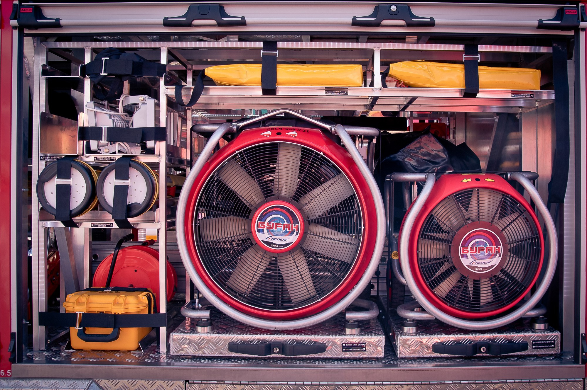 Пожарное оборудование на выставке