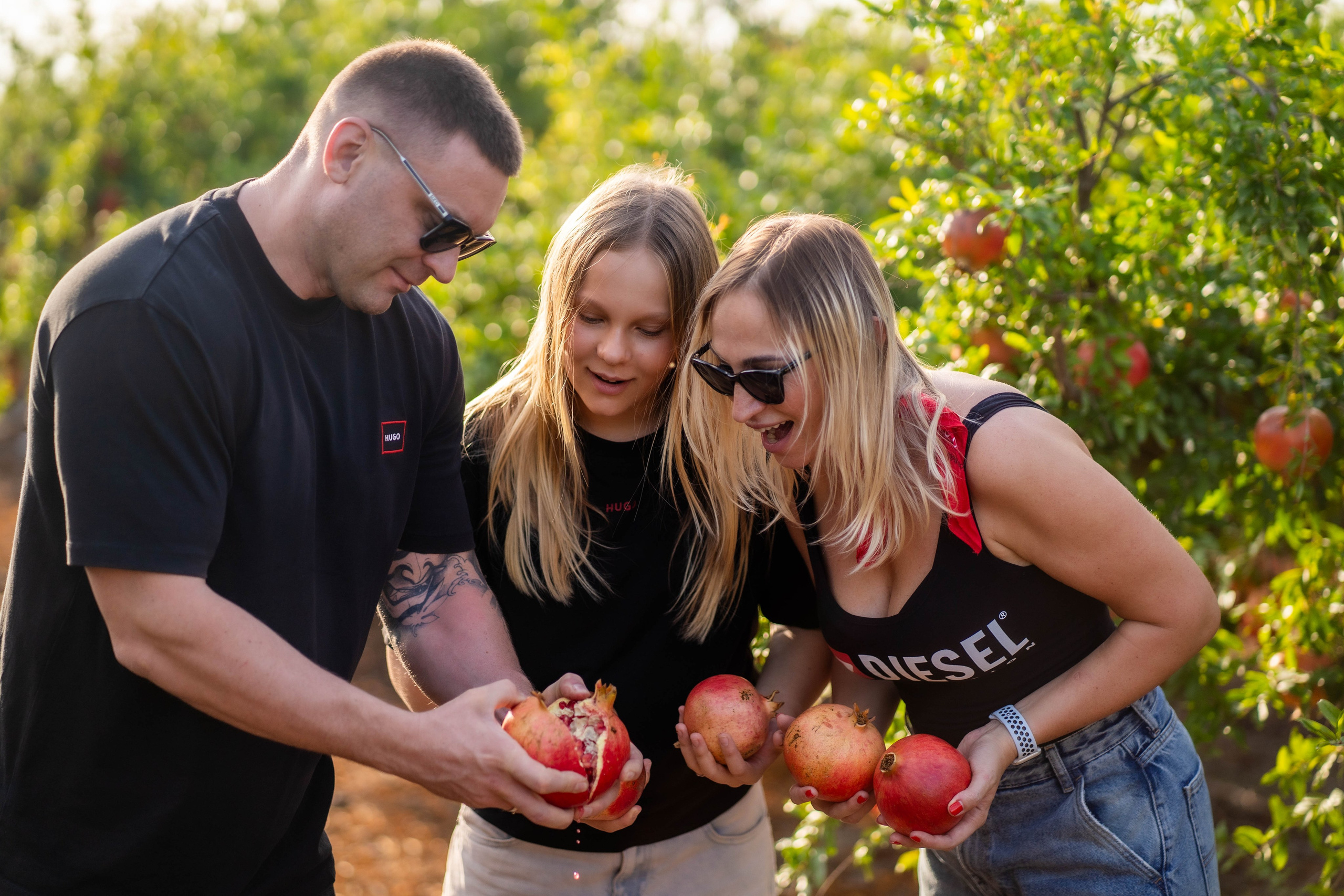 Гранатовый Сад Семья Ирины. Семейный и детский фотограф в Израиле и Москве Дорошок Надя