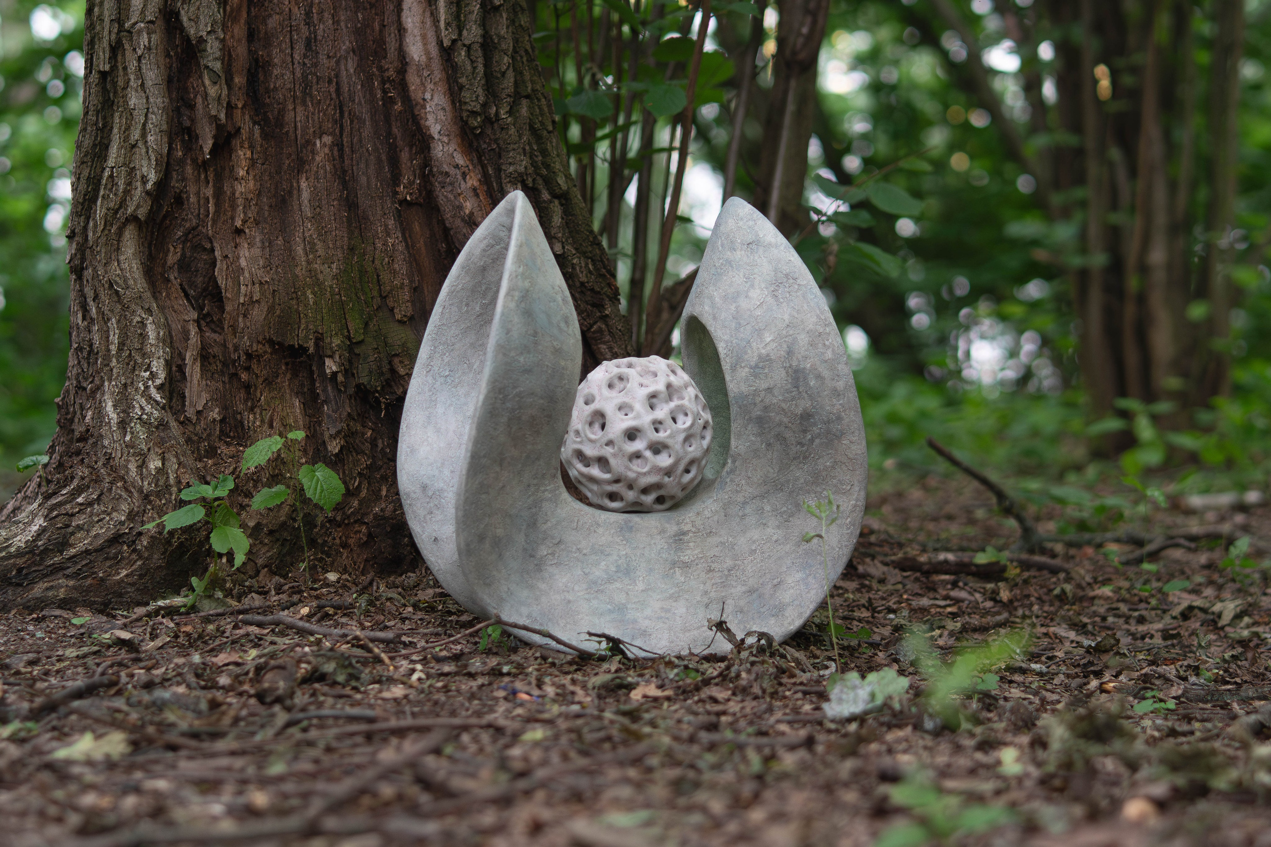 Керамическая скульптура Зарождение. Авторская керамика в Москве, художник Екатерина Кудряшова