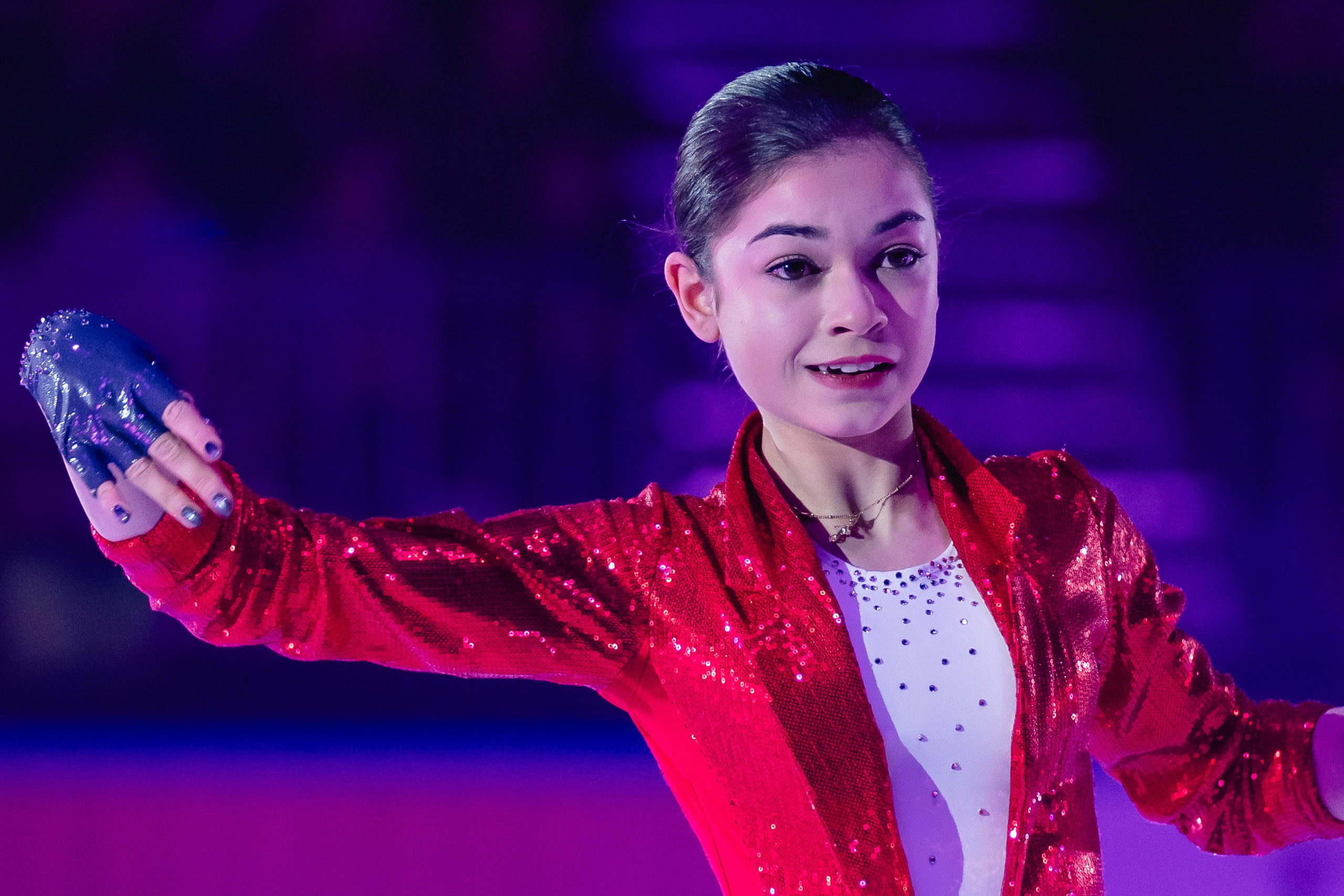 Шоу «Чемпионы на льду» в Новосибирске. Воробьева Ксения — Спортивный и танцевальный фотограф Новосибирск