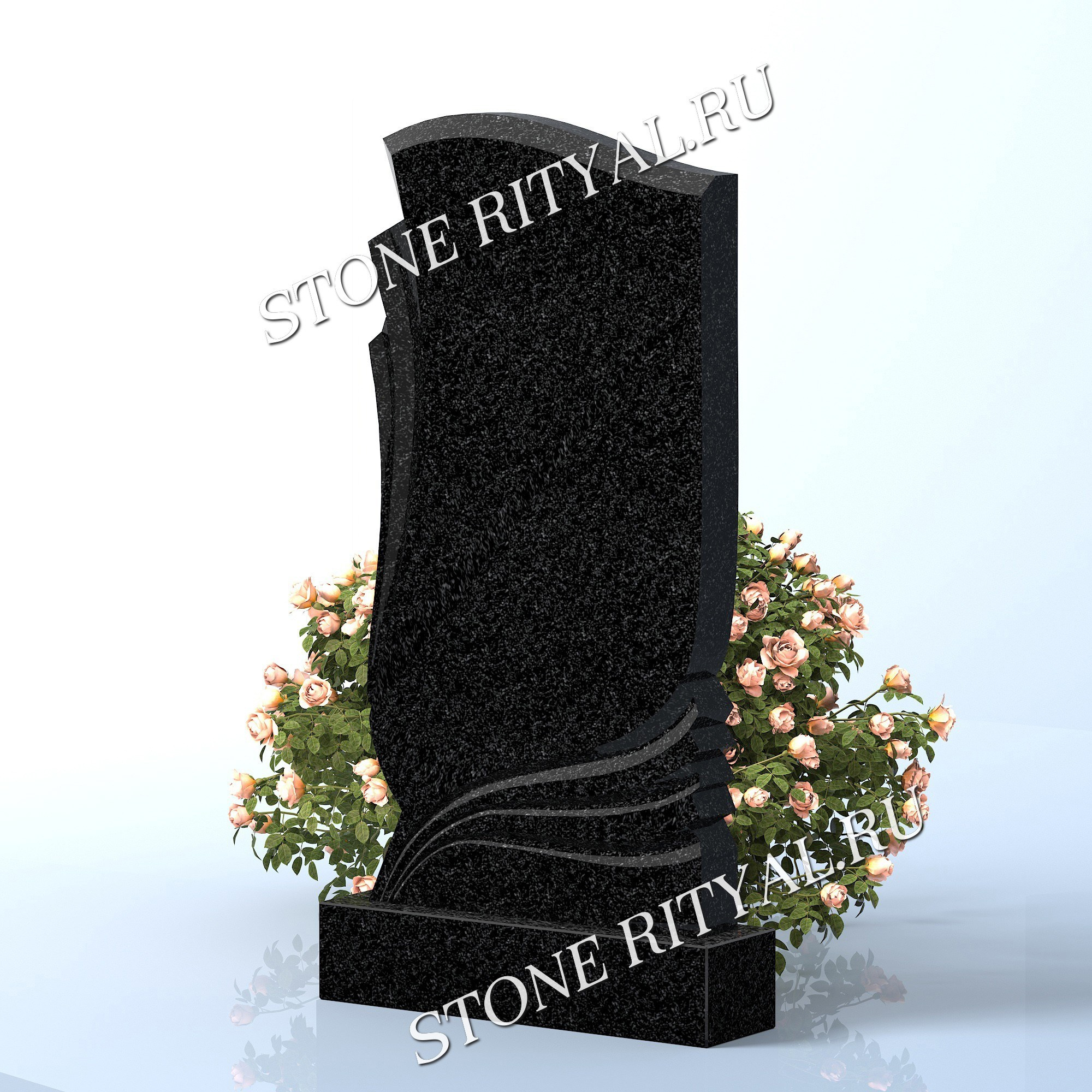 Вертикальные памятники прямые. Изготовление и установка памятников в Москве и МО