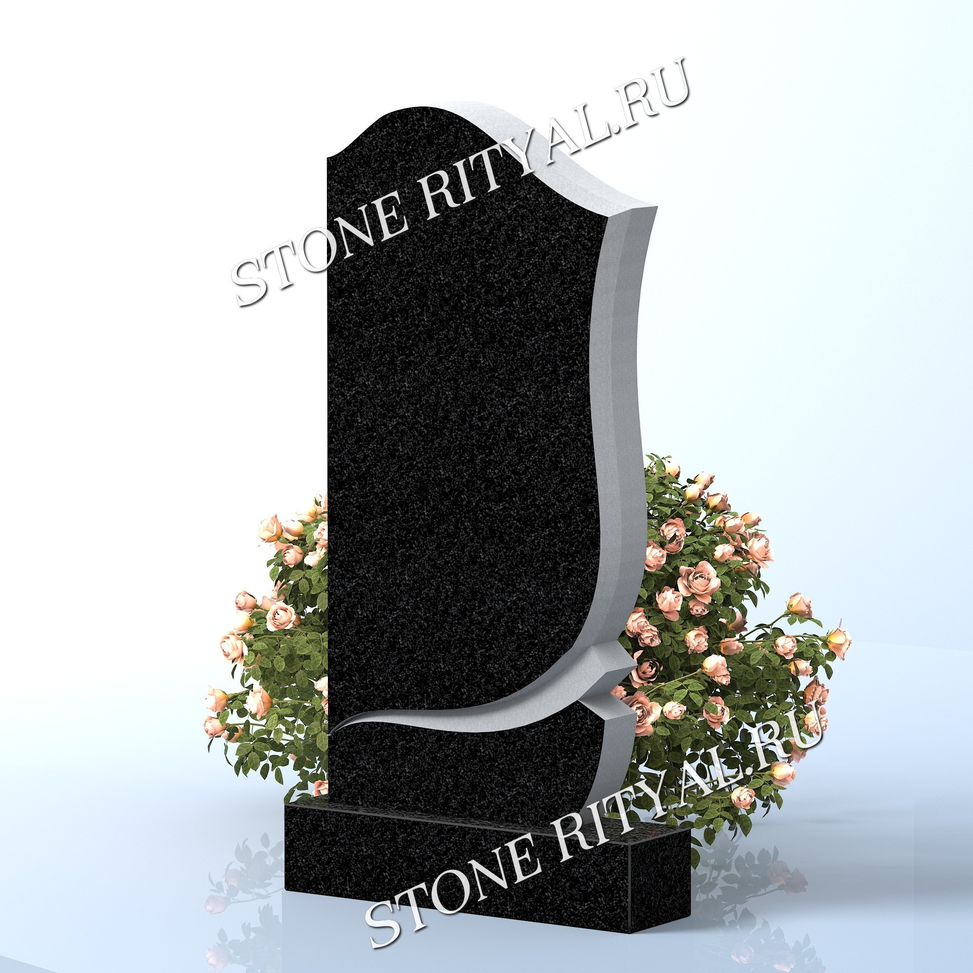 Вертикальные памятники прямые. Изготовление и установка памятников в Москве и МО