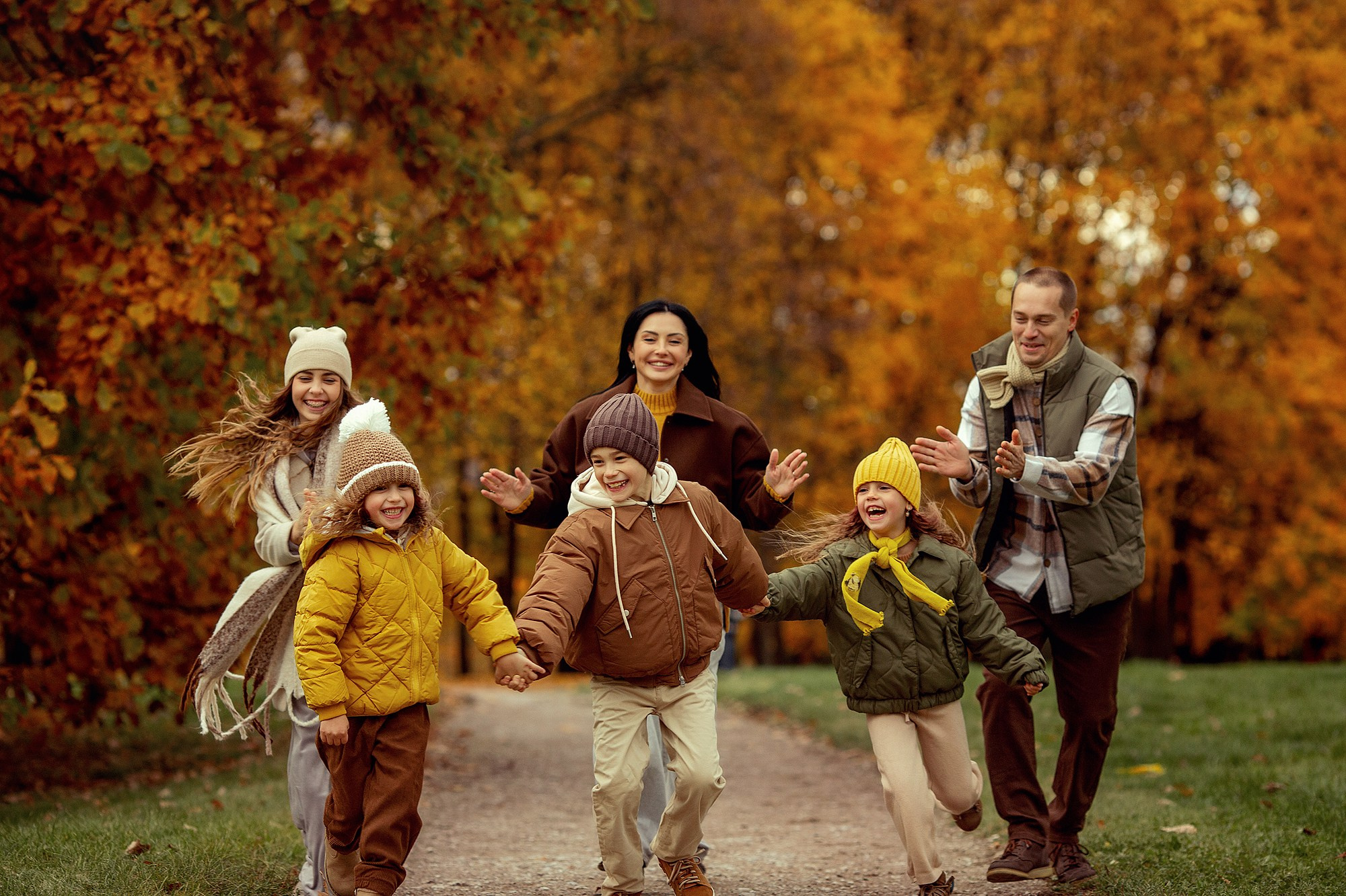Самая настоящая осенне-золотая семейная съемка. Tatyana Nadezhdina Family photographer