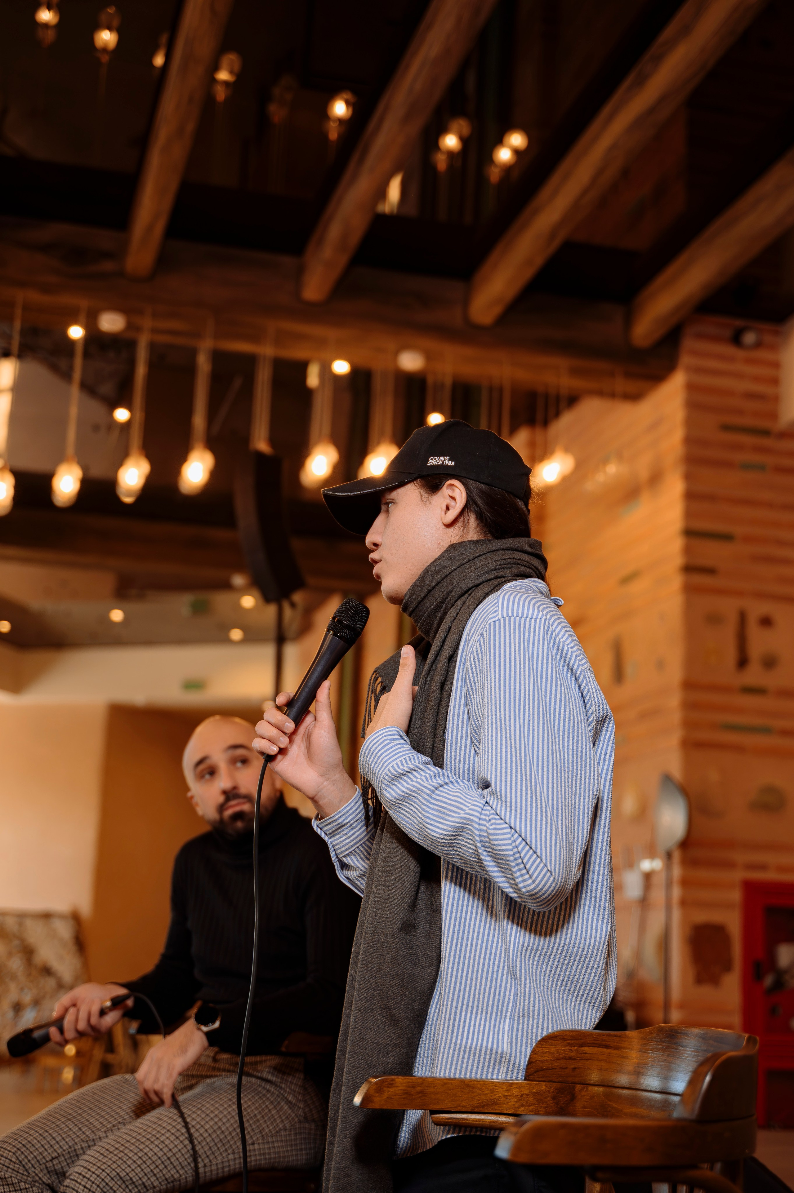 ФАН встреча участников проекта FACTOR.BY: Ибрагима Карасова и Шамхала Хачатуряна. Фотограф Беларусь — Ольга Шаповалова (Жардецкая)