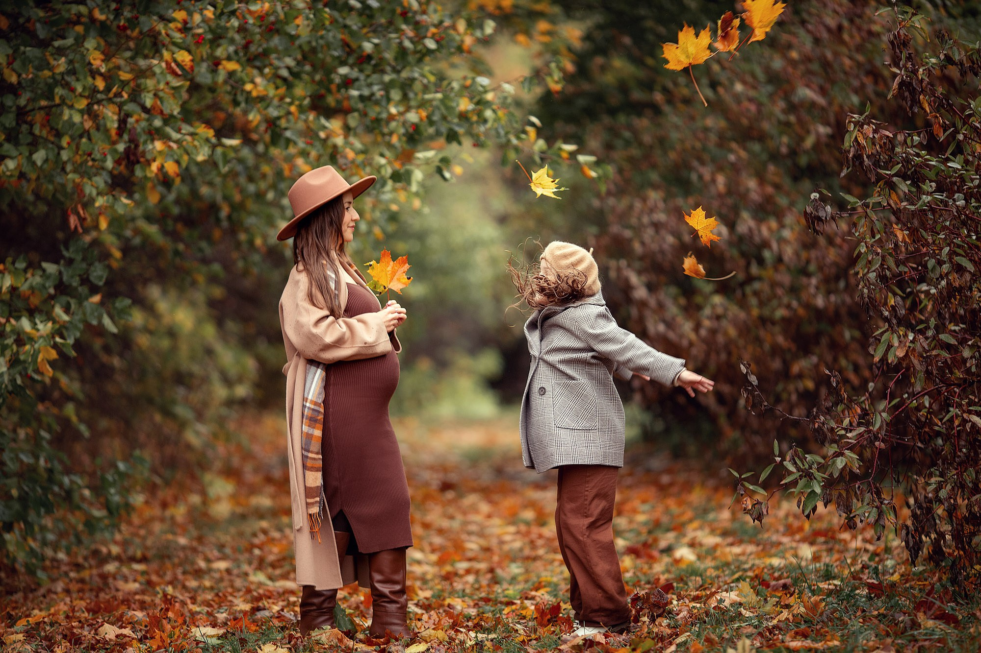 Красивейшая осенняя Фотосессия в ожидании малыша. Tatyana Nadezhdina Family photographer