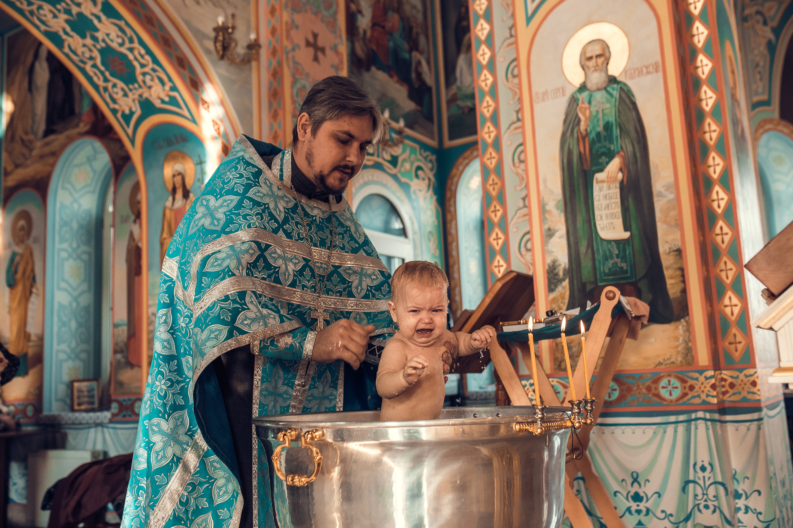 Таинство Крещения Александры. Фотограф новорожденных, детей и беременности г. Волгодонск Дарья Илькова