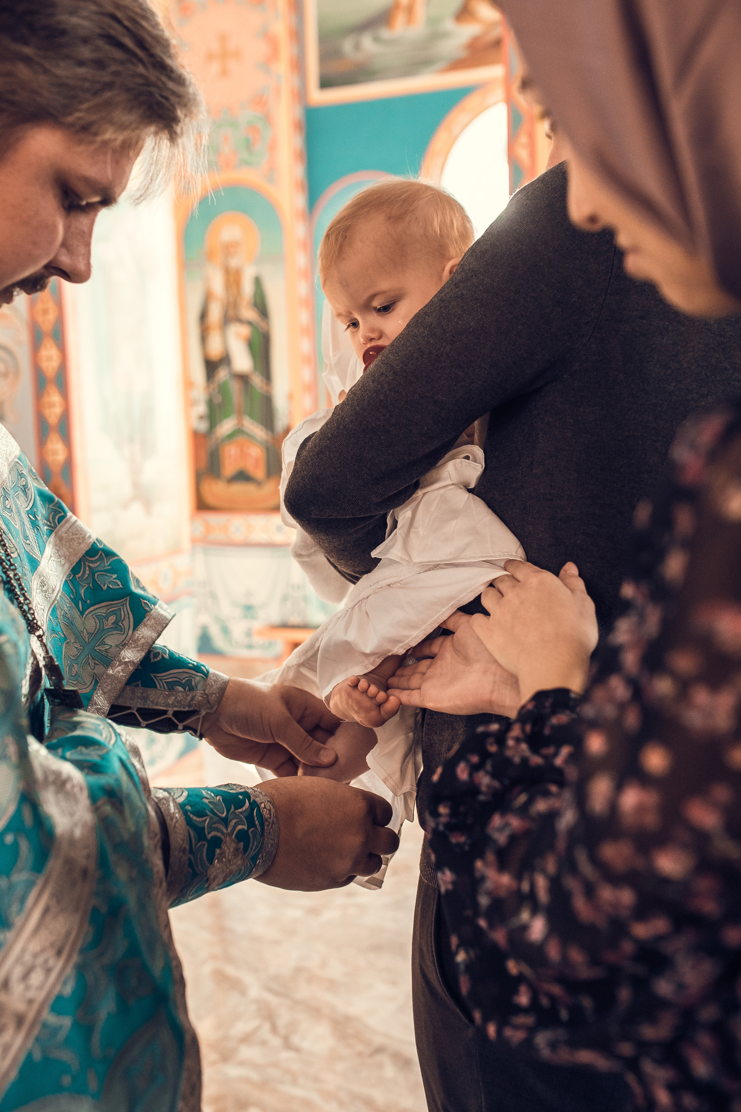 Таинство Крещения Александры. Фотограф новорожденных, детей и беременности г. Волгодонск Дарья Илькова