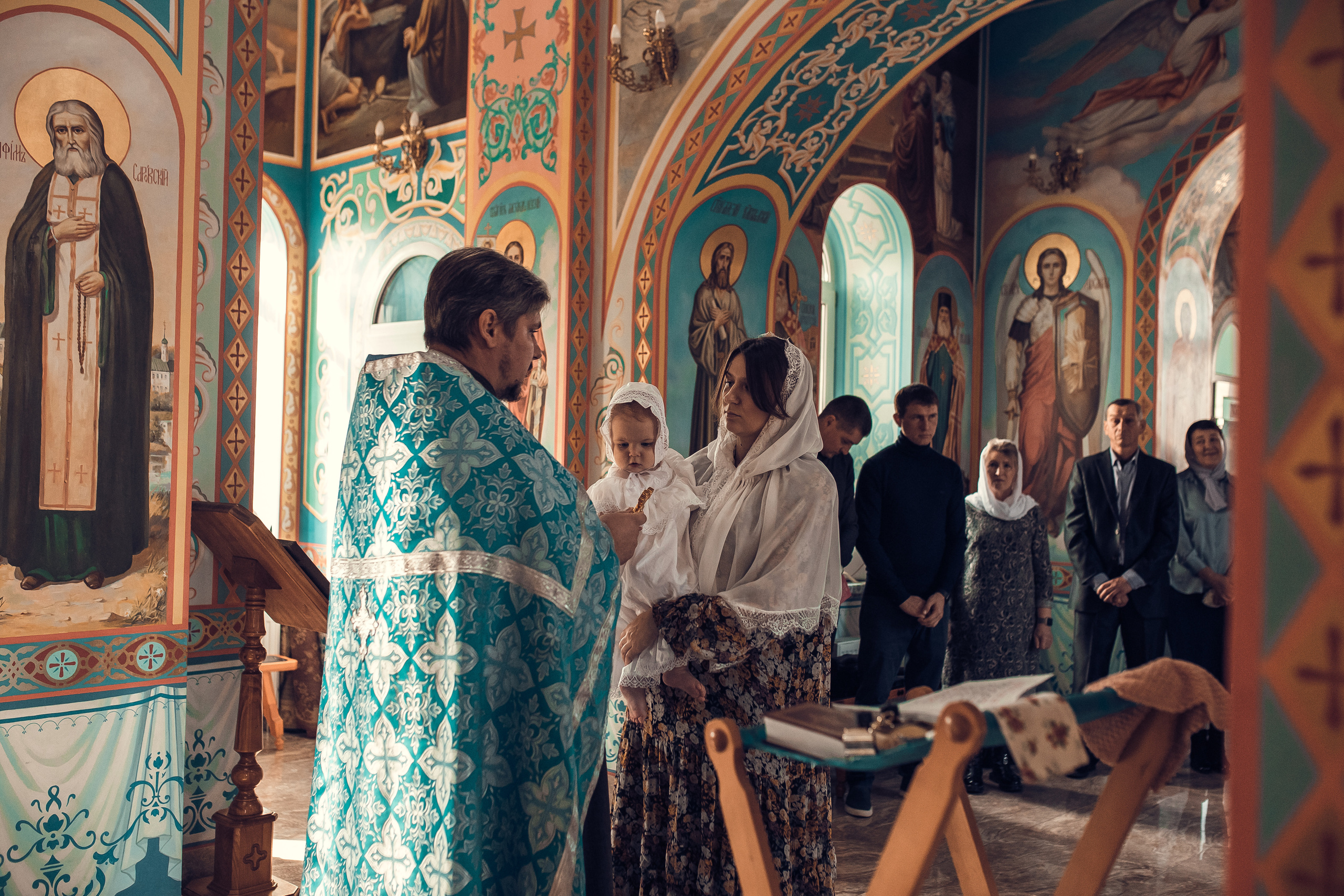 Таинство Крещения Александры. Фотограф новорожденных, детей и беременности г. Волгодонск Дарья Илькова