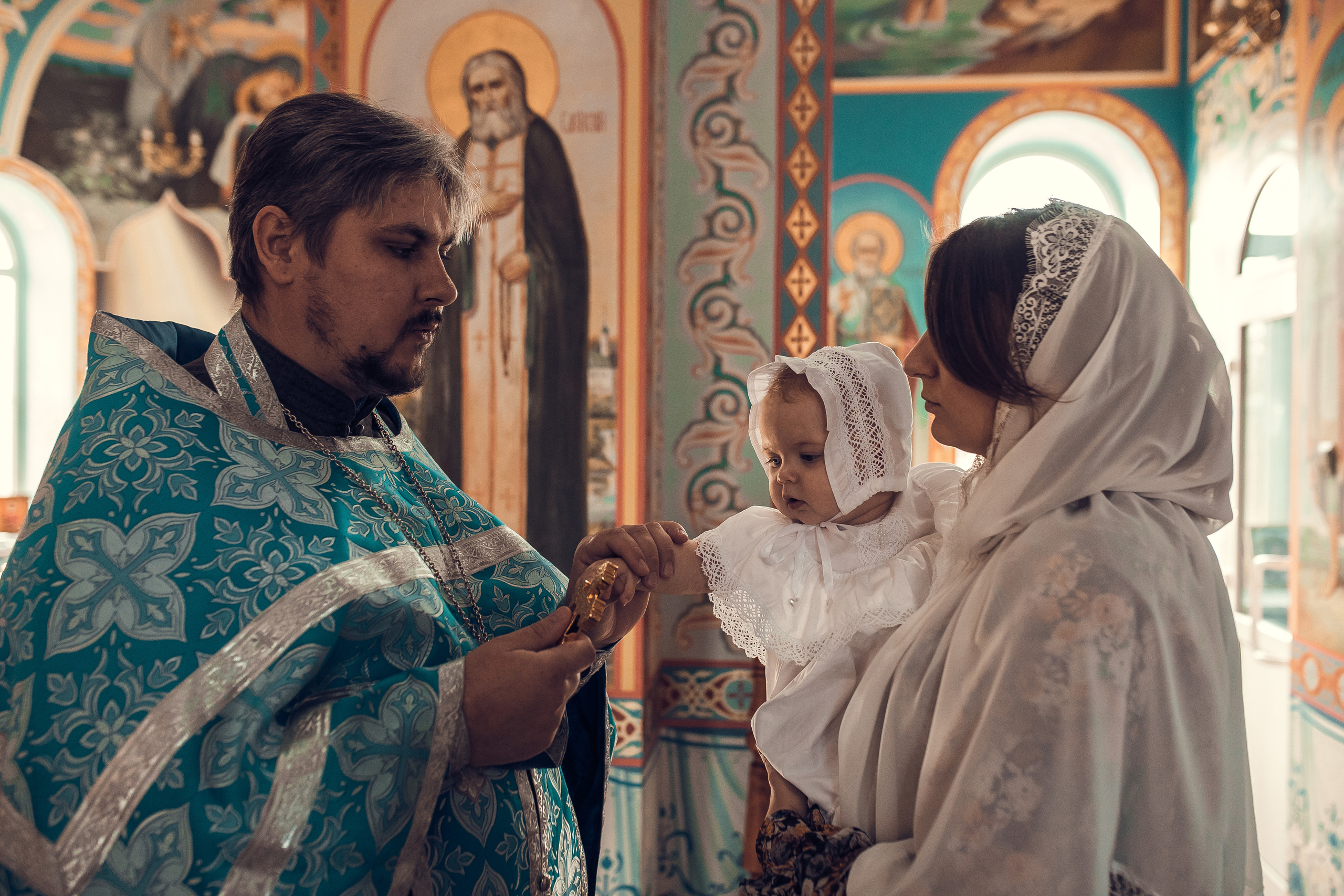 Таинство Крещения Александры. Фотограф новорожденных, детей и беременности г. Волгодонск Дарья Илькова