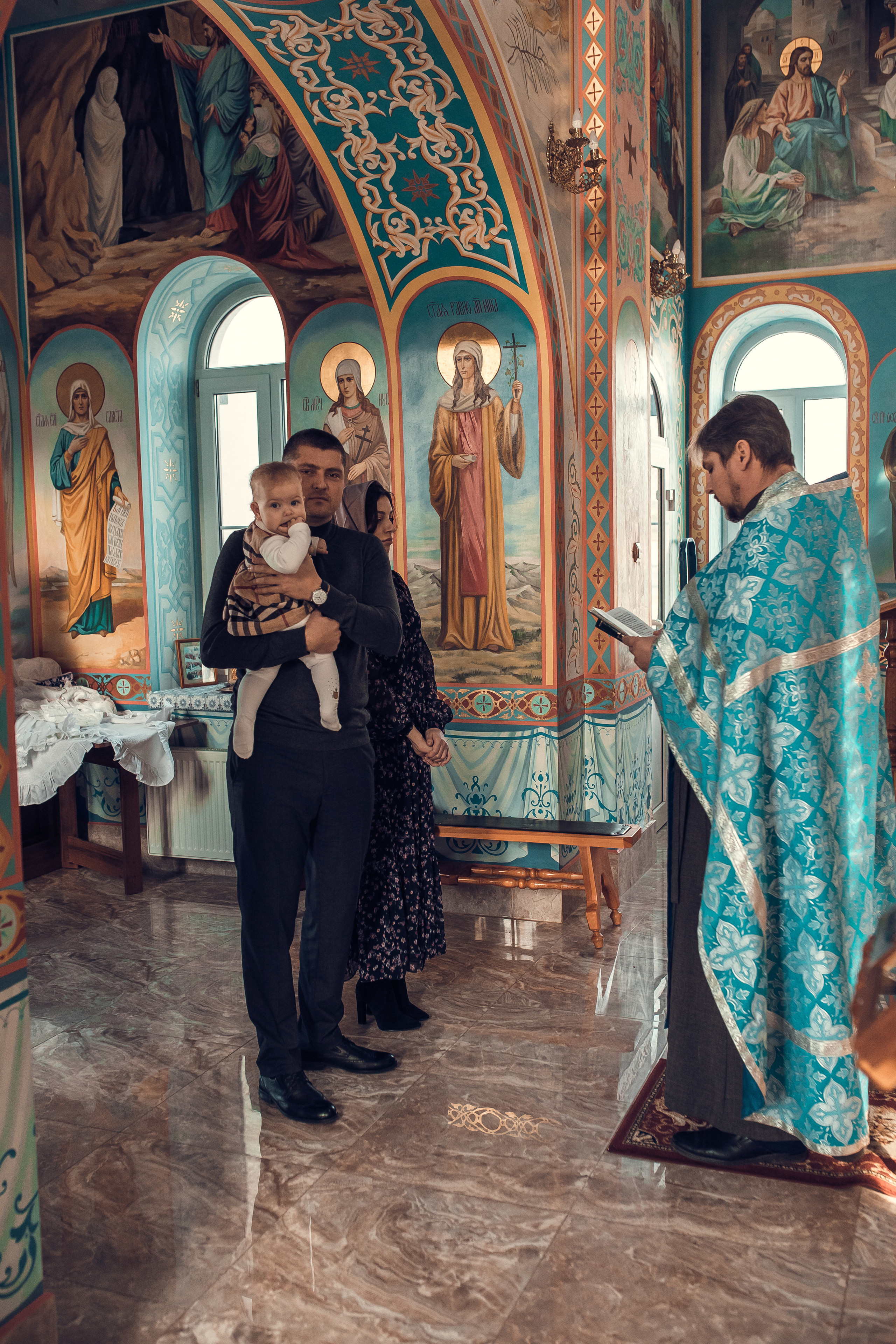 Таинство Крещения Александры. Фотограф новорожденных, детей и беременности г. Волгодонск Дарья Илькова