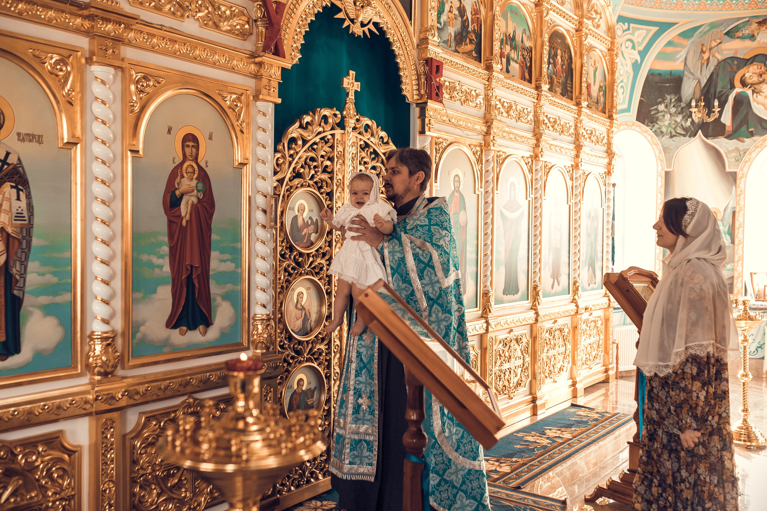 Таинство Крещения Александры. Фотограф новорожденных, детей и беременности г. Волгодонск Дарья Илькова