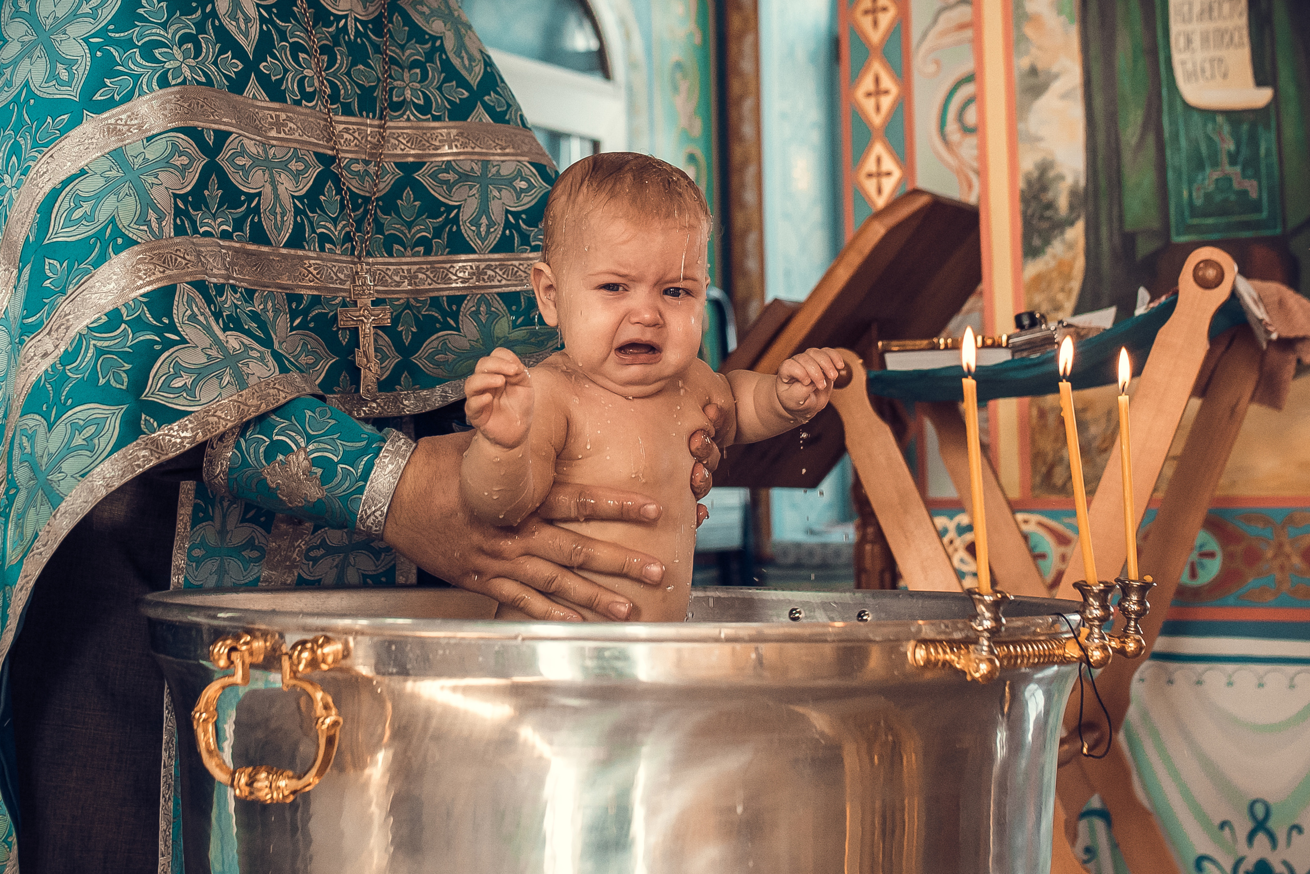 Таинство Крещения Александры. Фотограф новорожденных, детей и беременности г. Волгодонск Дарья Илькова