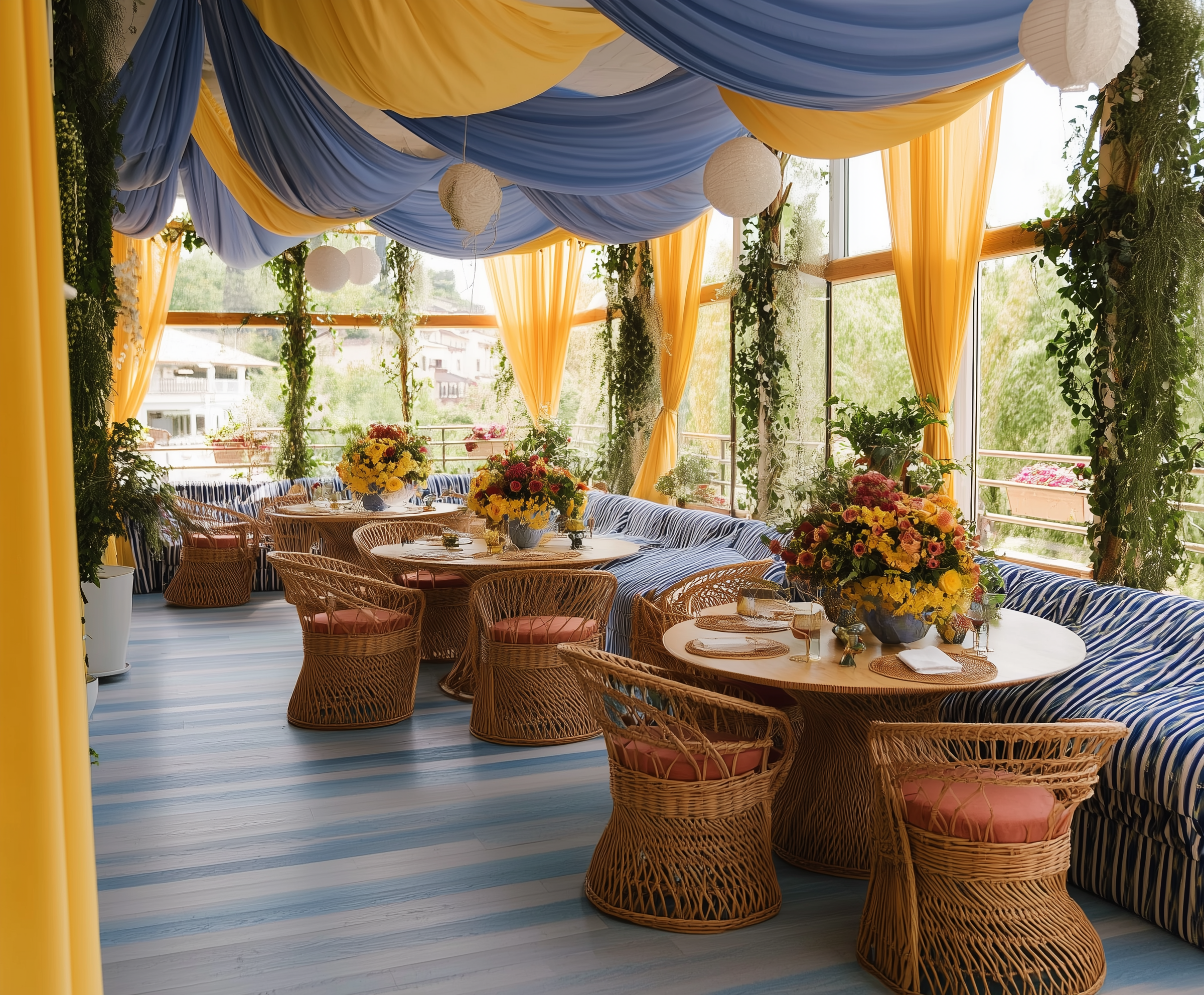 Разработка концепции декора для ресторана Tutto Bene для Шакировой Юлии. Главная