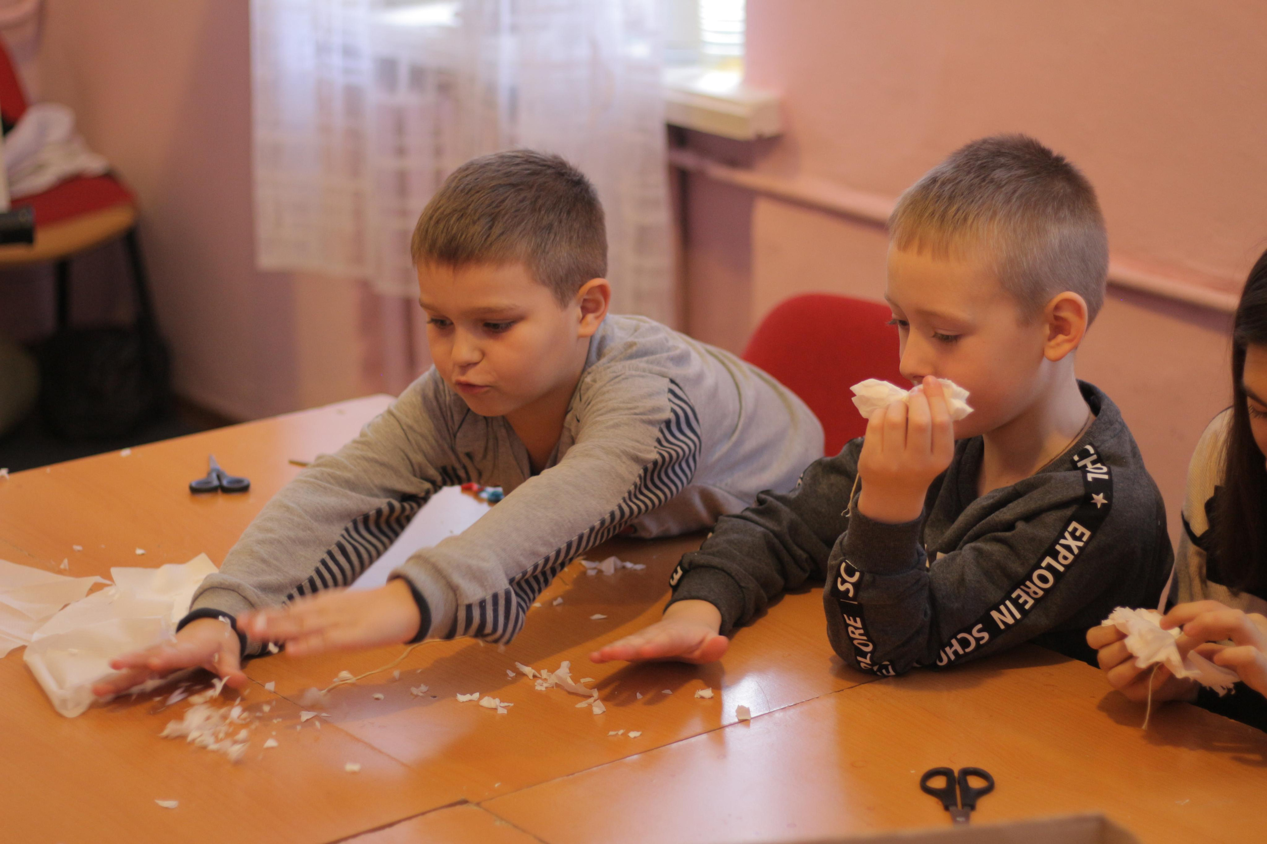 Мастер класс «Белый цветок». Вознесенский храм села Барановское