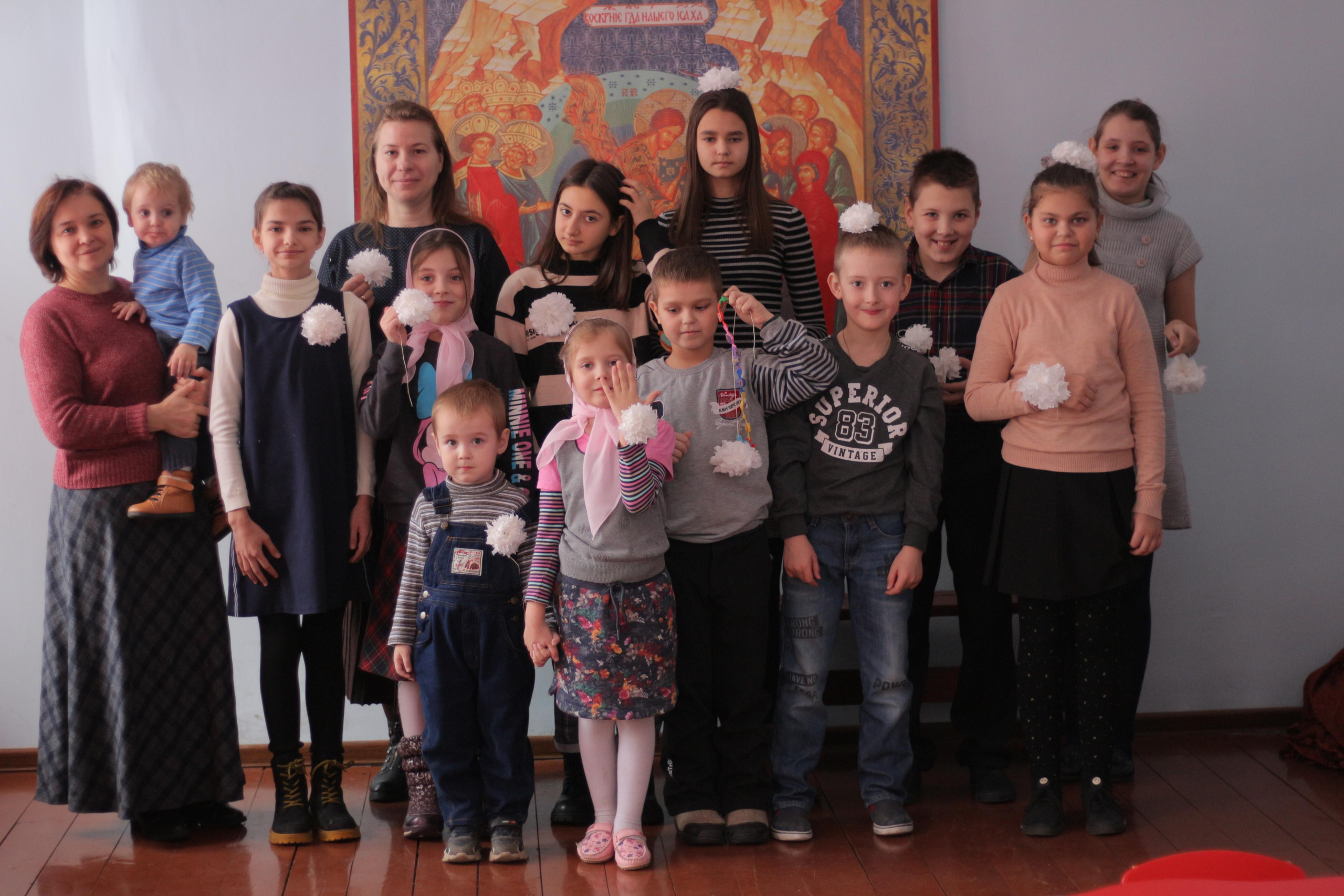 Мастер класс «Белый цветок». Вознесенский храм села Барановское