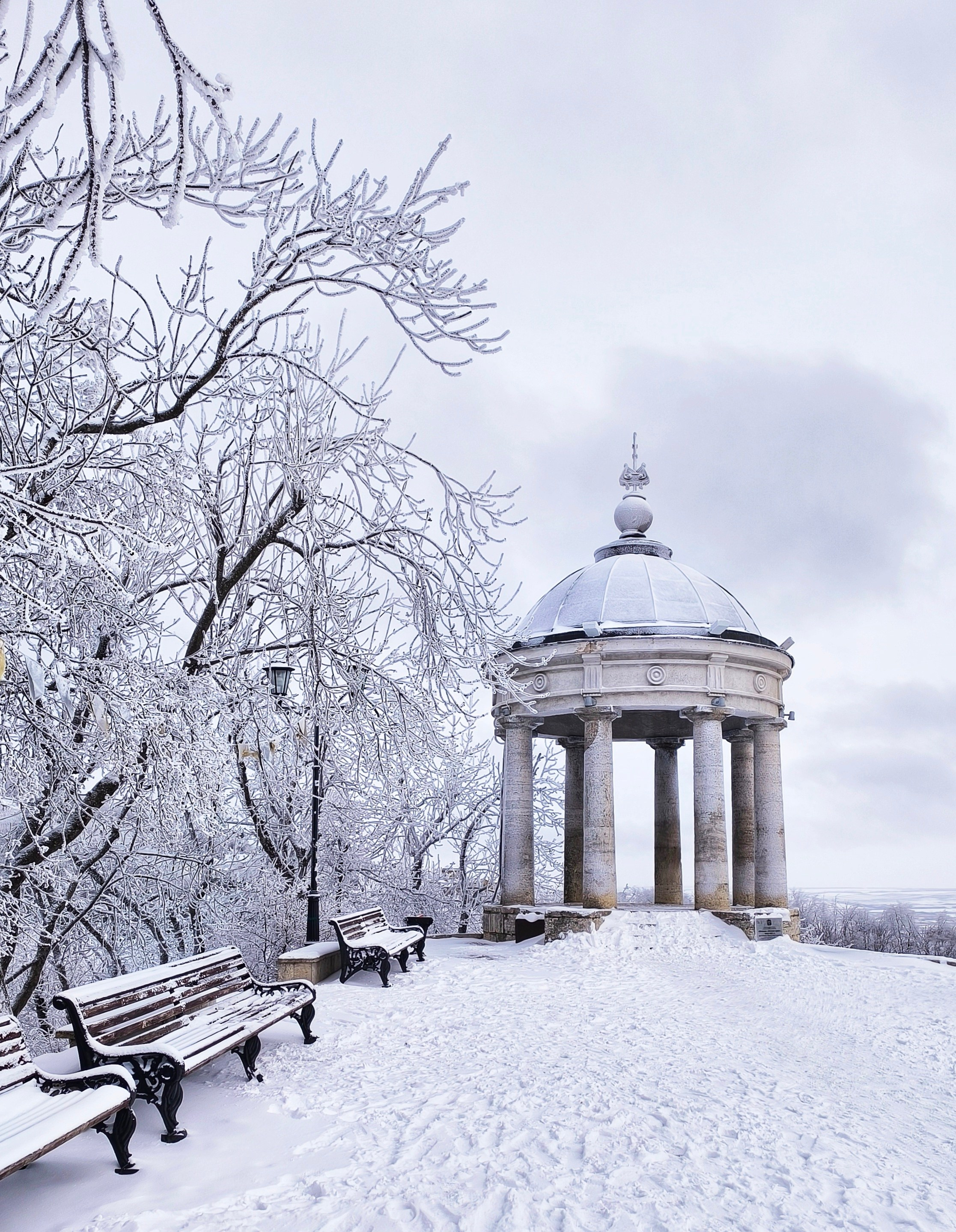 Эолова арфа зимой