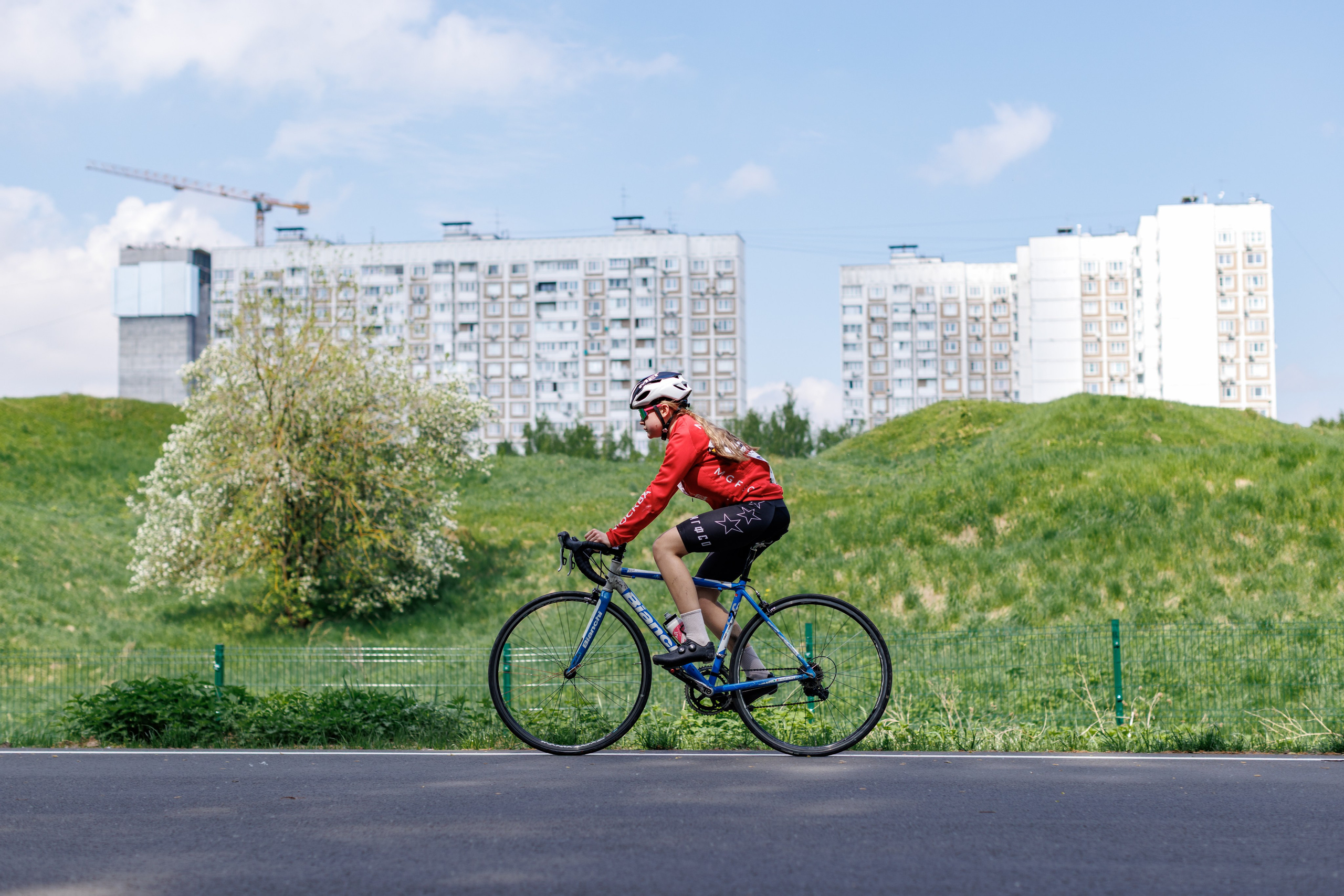 Фото с велогонки в Крылатском. Спортивный фотограф Алексей Соломин