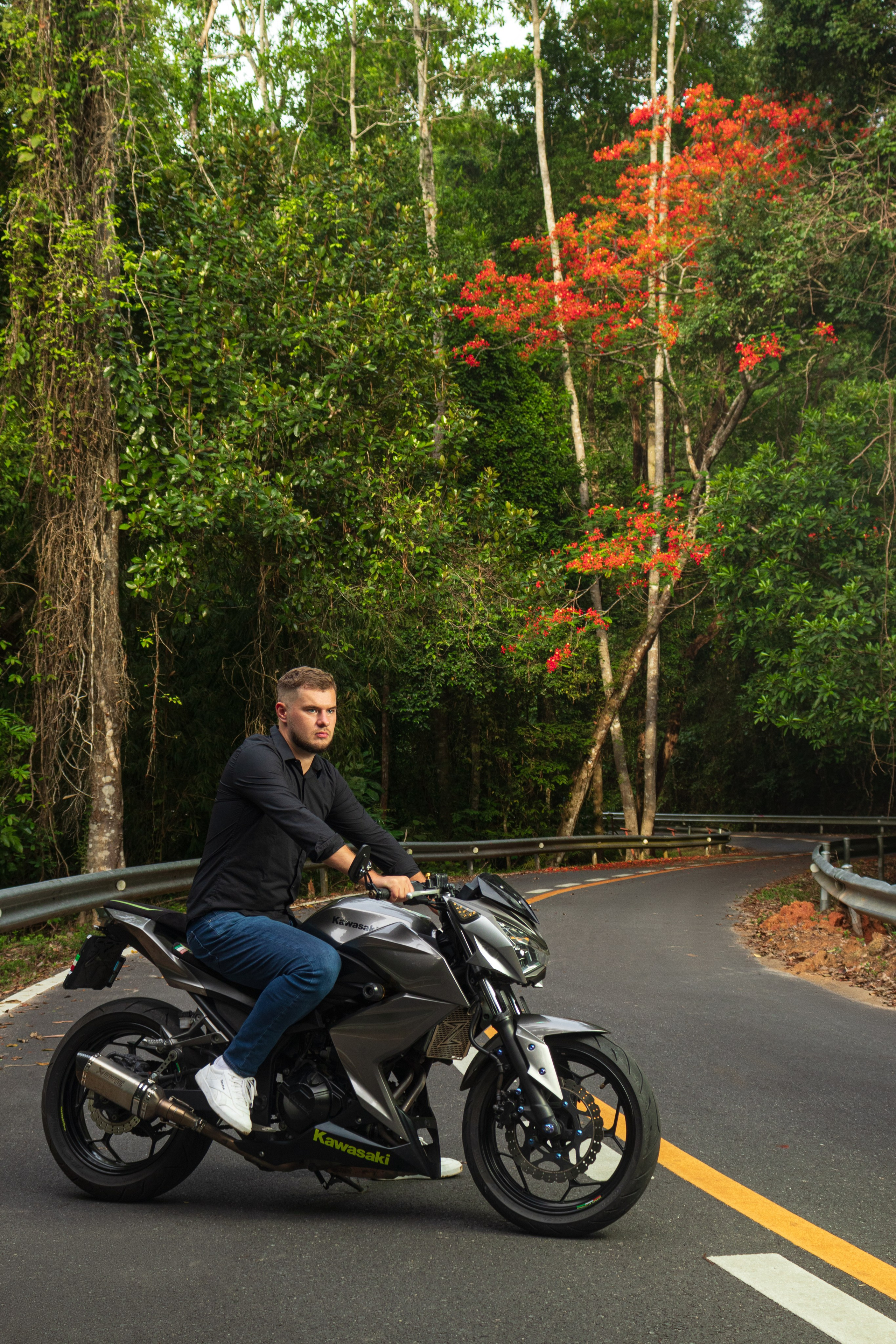 Съёмка с мотоциклом на Пхукете