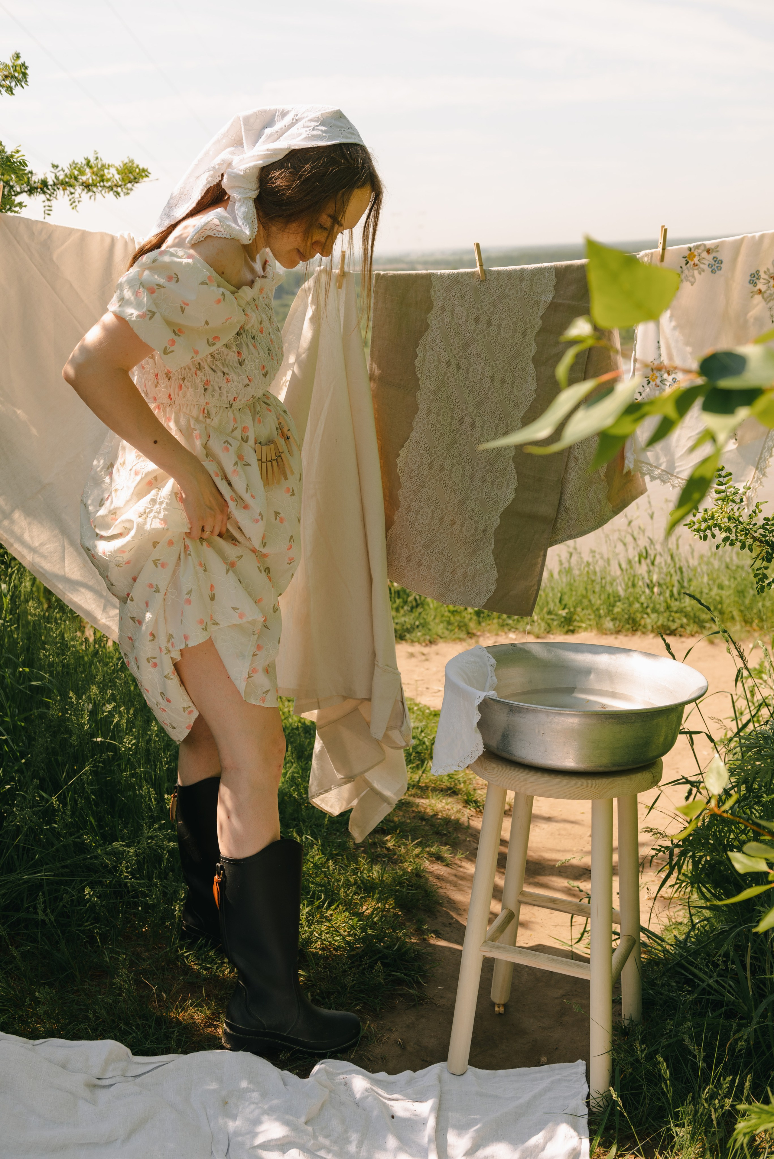 Стирка в глубинке. Фотограф в Томске Мария Март