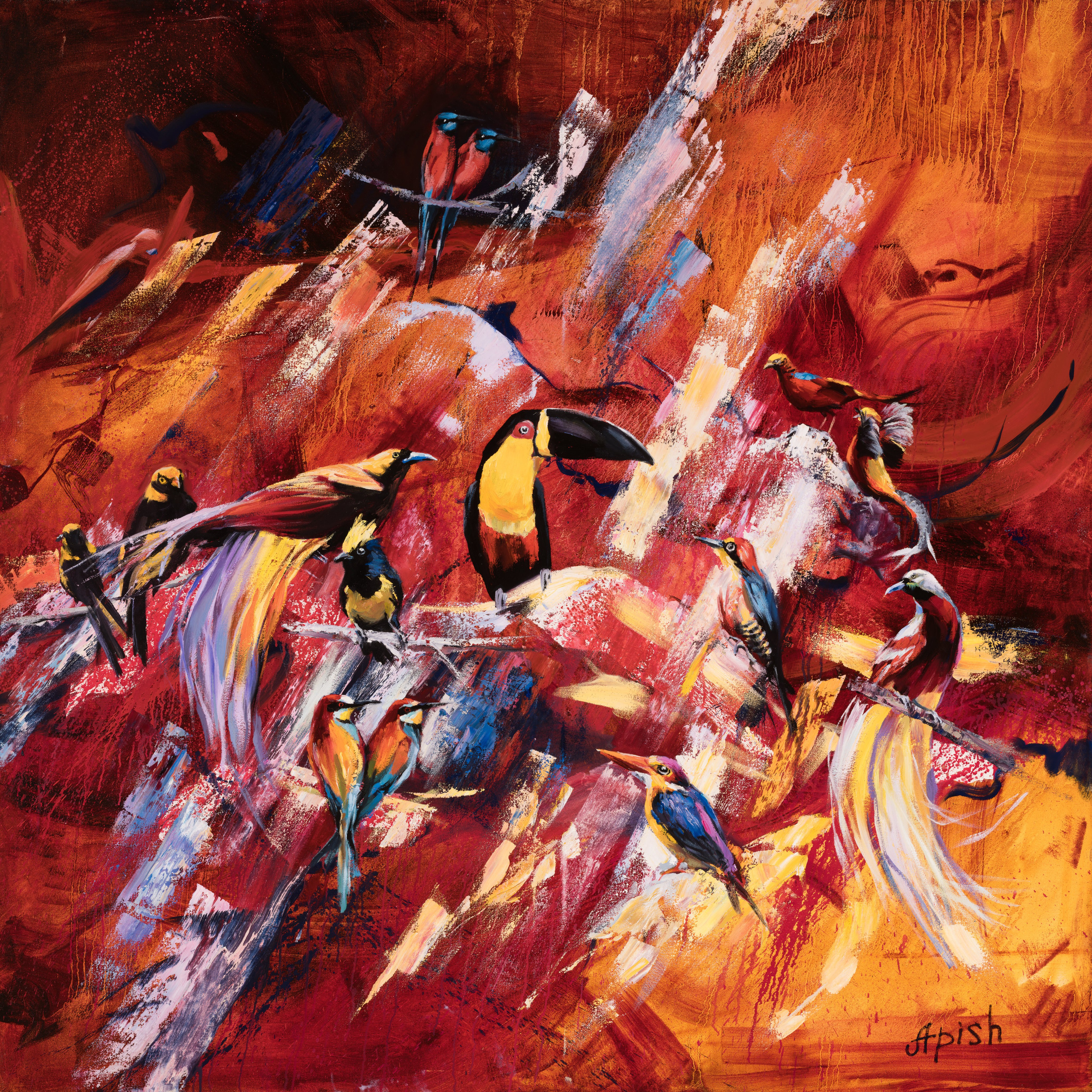 Числа Фибоначчи 233,89,21,8,3 (Лариса Блохина, художник) - фотограф Сергей Денисенко