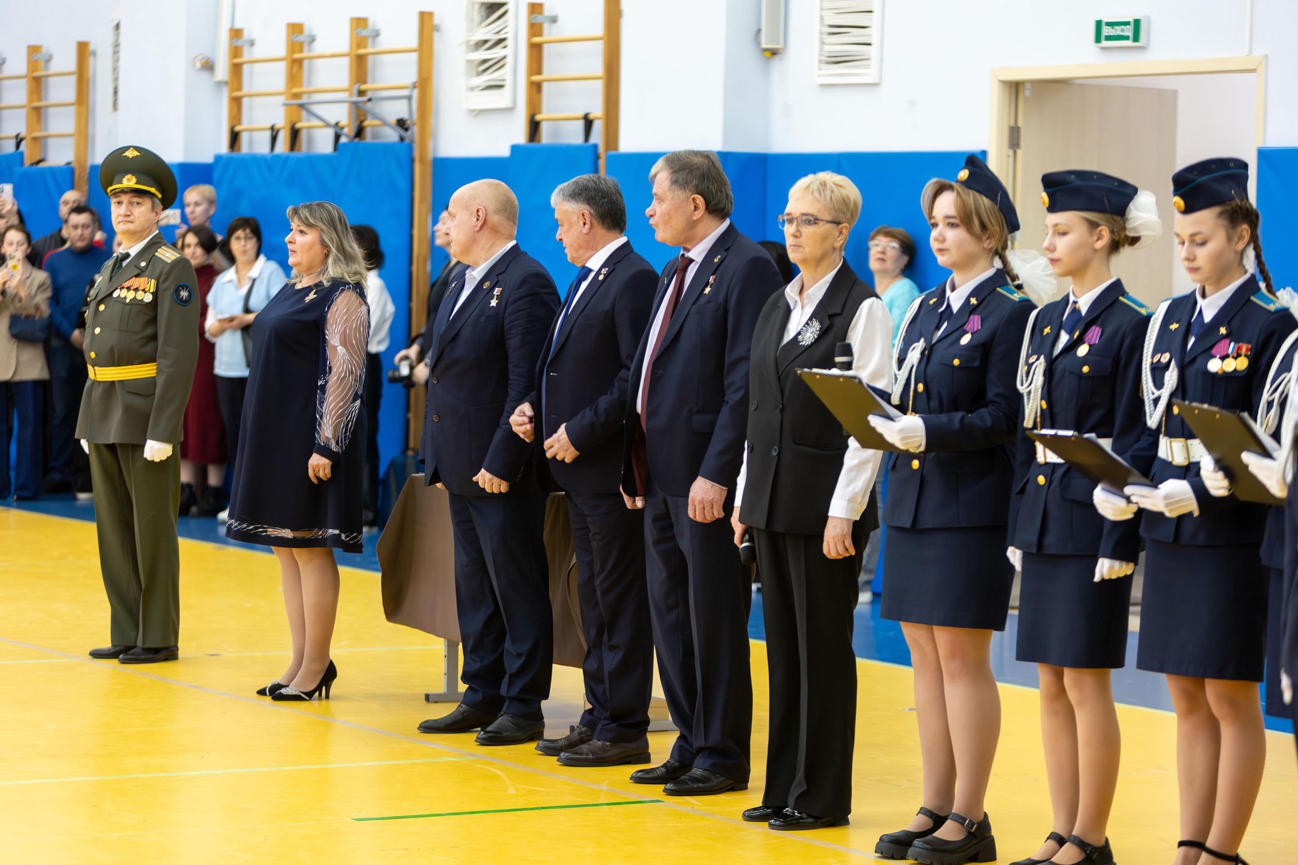 руководство гимназии №7 Подольск церемония посвящения кадетов