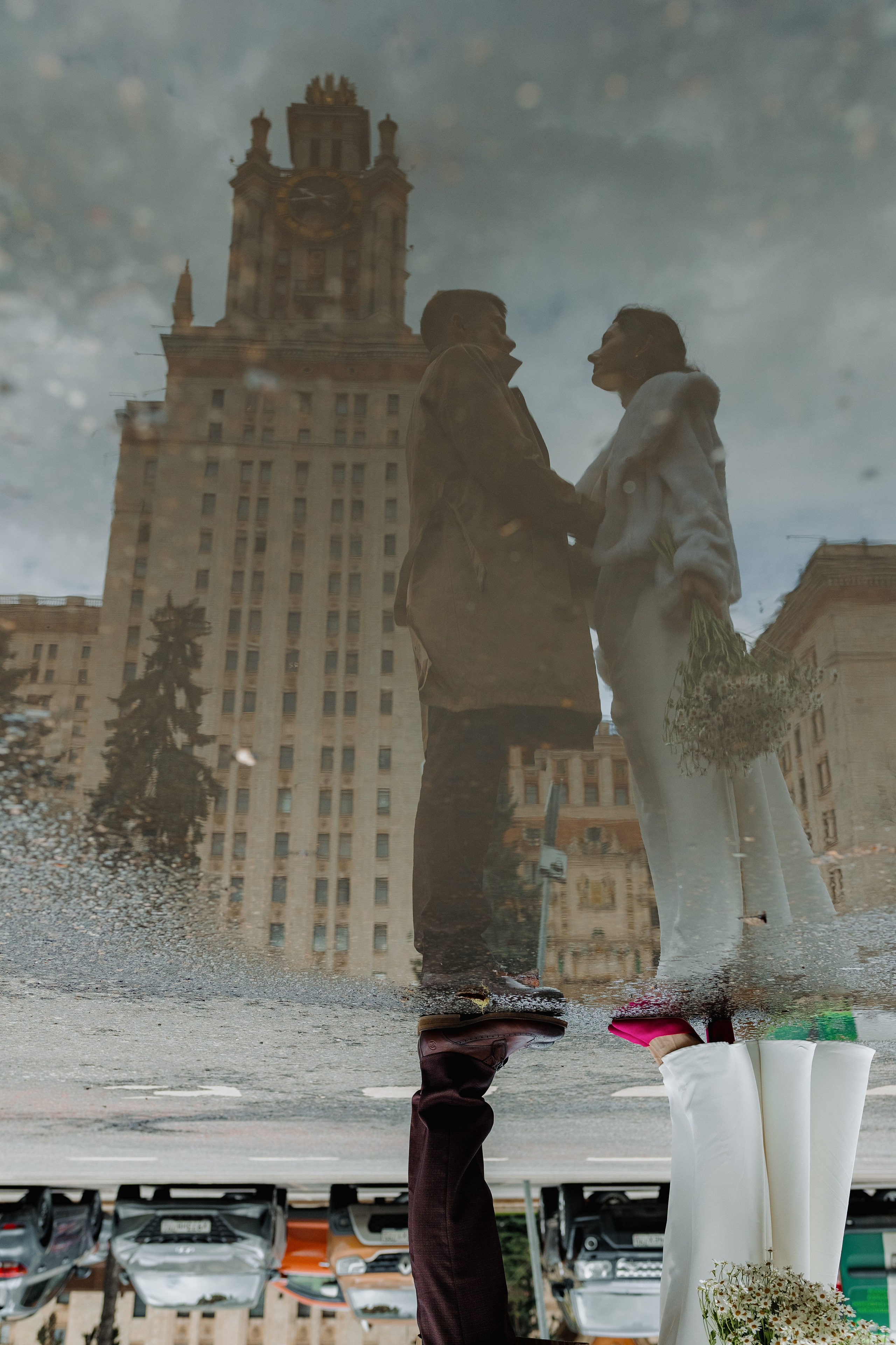 Свадебная фотосъёмка. Грибоедовский ЗАГС, МГУ. Портретный и семейный фотограф в Москве Мария Рослякова