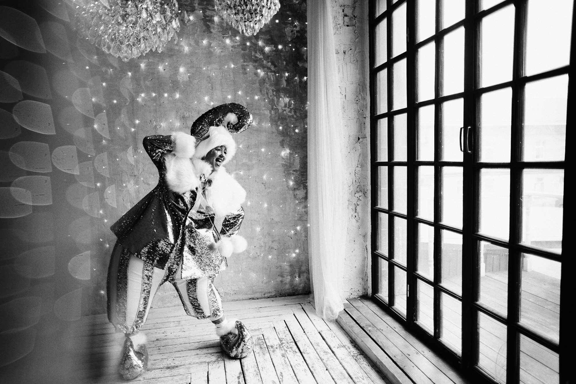 Новогодняя креативная фотосессия в Тюмени | Фотограф Дарья Мустафина. Портретный фотограф Тюмень Дарья Мустафина