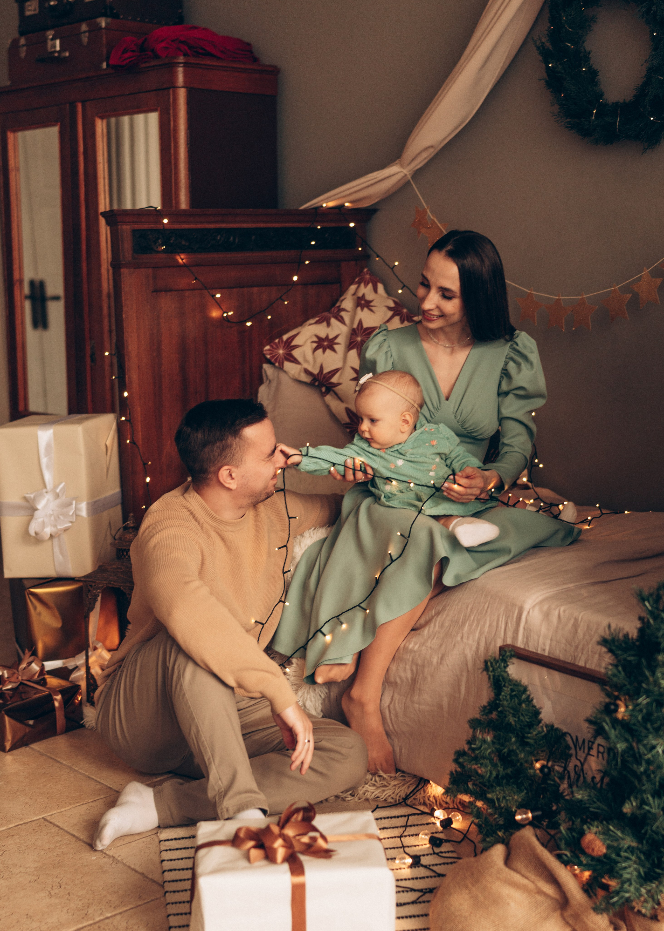 В преддверии 1 Нового года. Семейный, ньюборн фотограф, фотограф на роды в Москве, Виктория Тюльдюкова