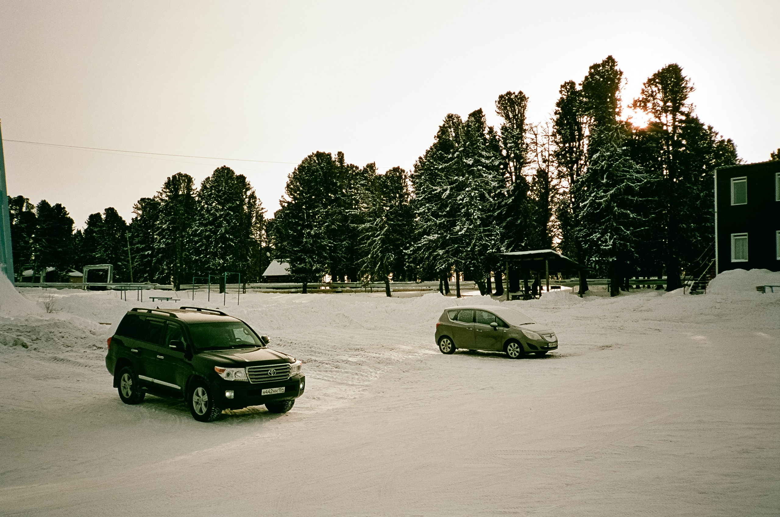 Семинский перевал / 19 декабря 2023 года (-18℃) / Kodak Aerocolor IV