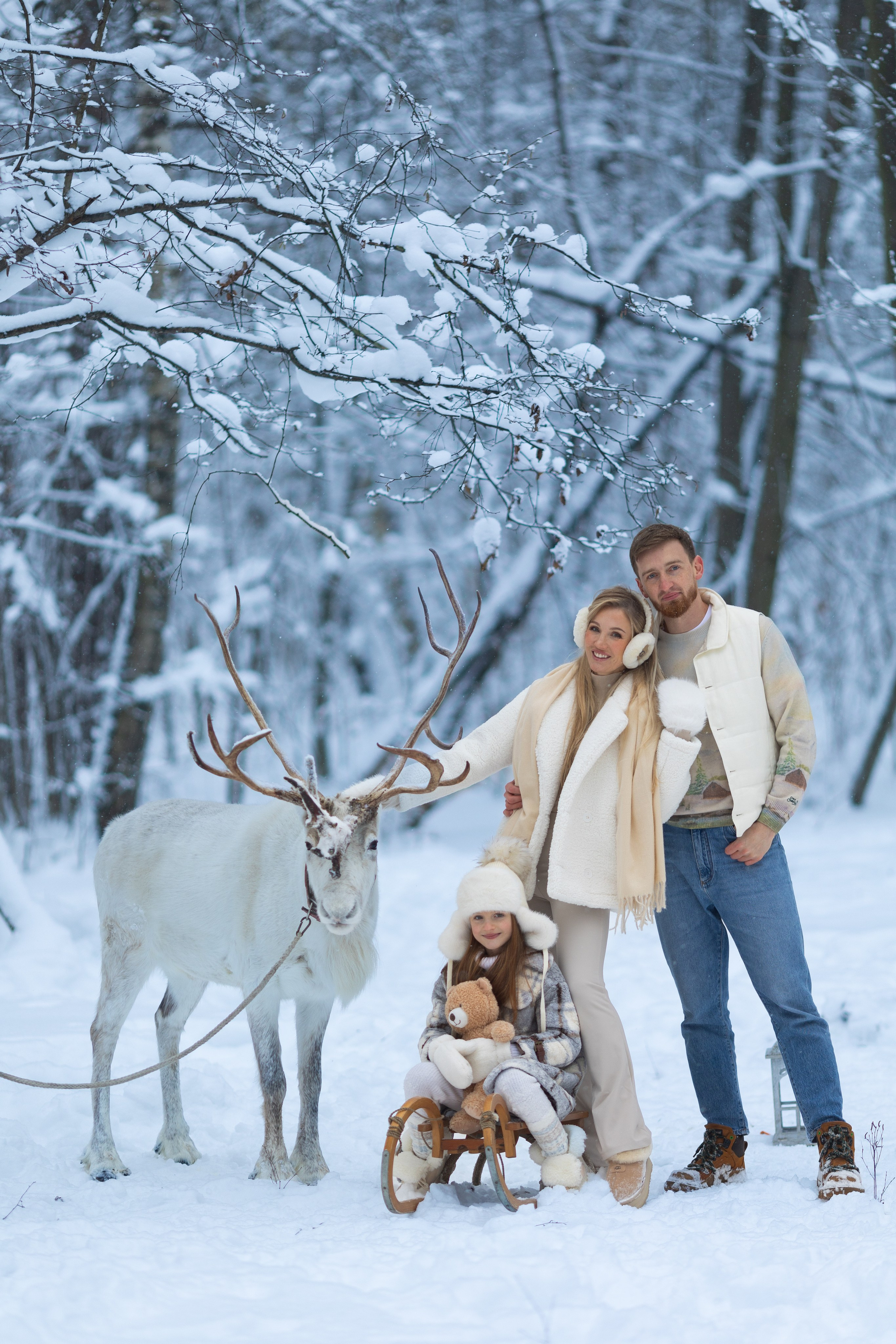 Фотосессия с оленями. Фотограф Лия Милк | Москва, Подмосковье