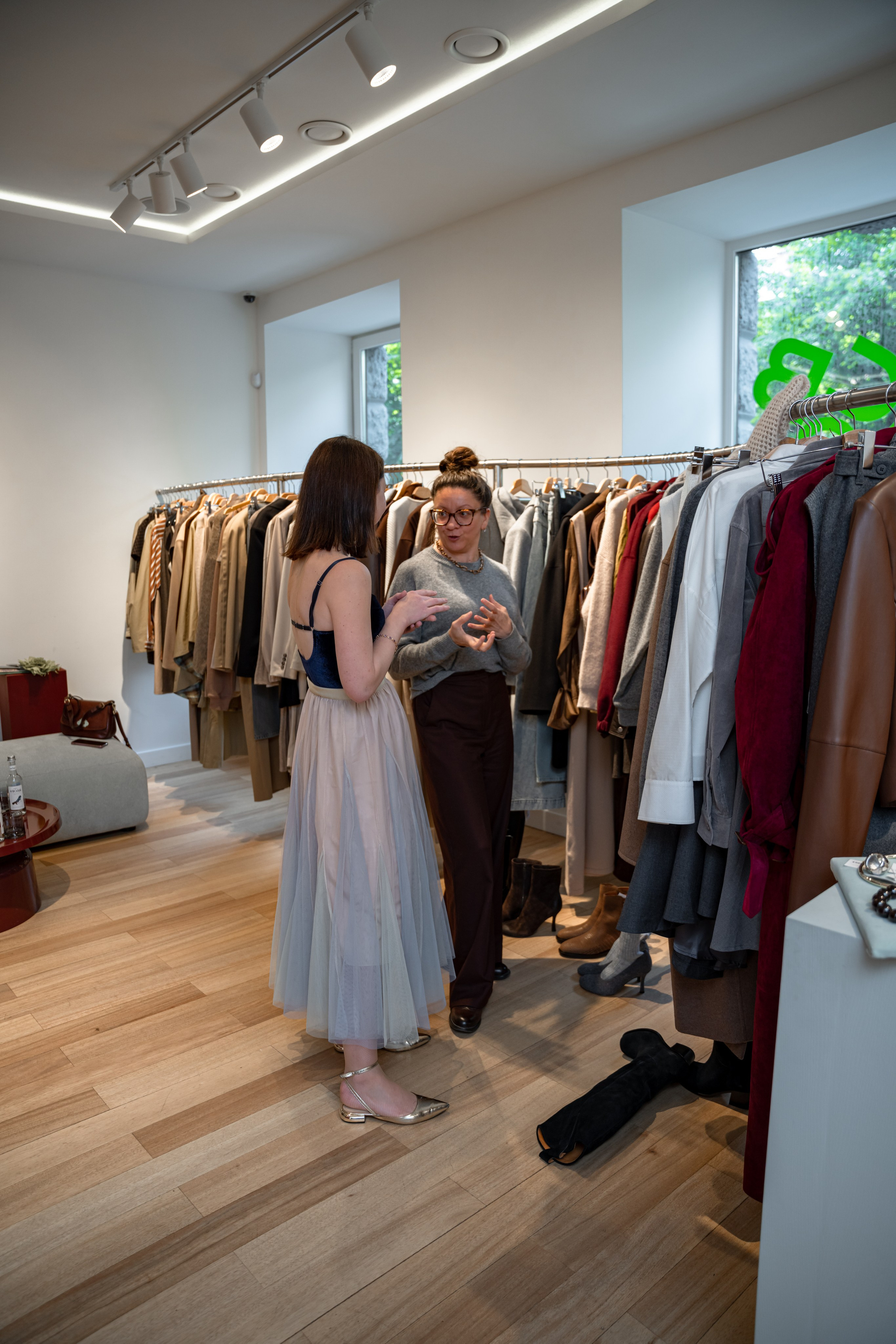 МК стилиста бутик SUBBOTA. Портретный фотограф в Санкт-Петербурге Дмитриева Наталия